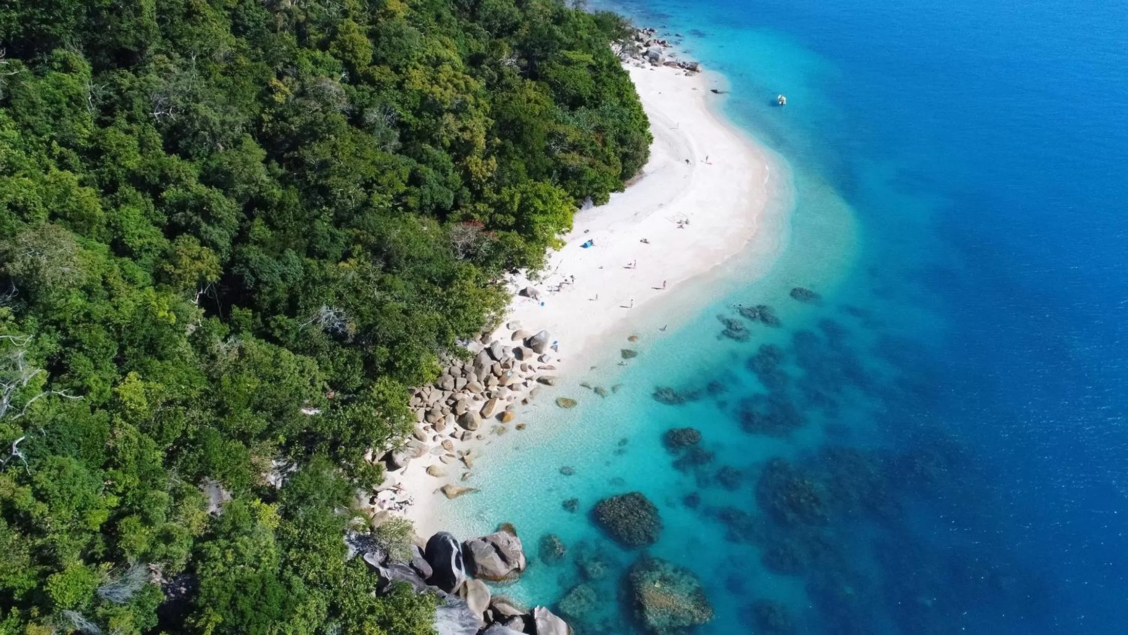 Bird's eye view in Fitzroy Island Resort