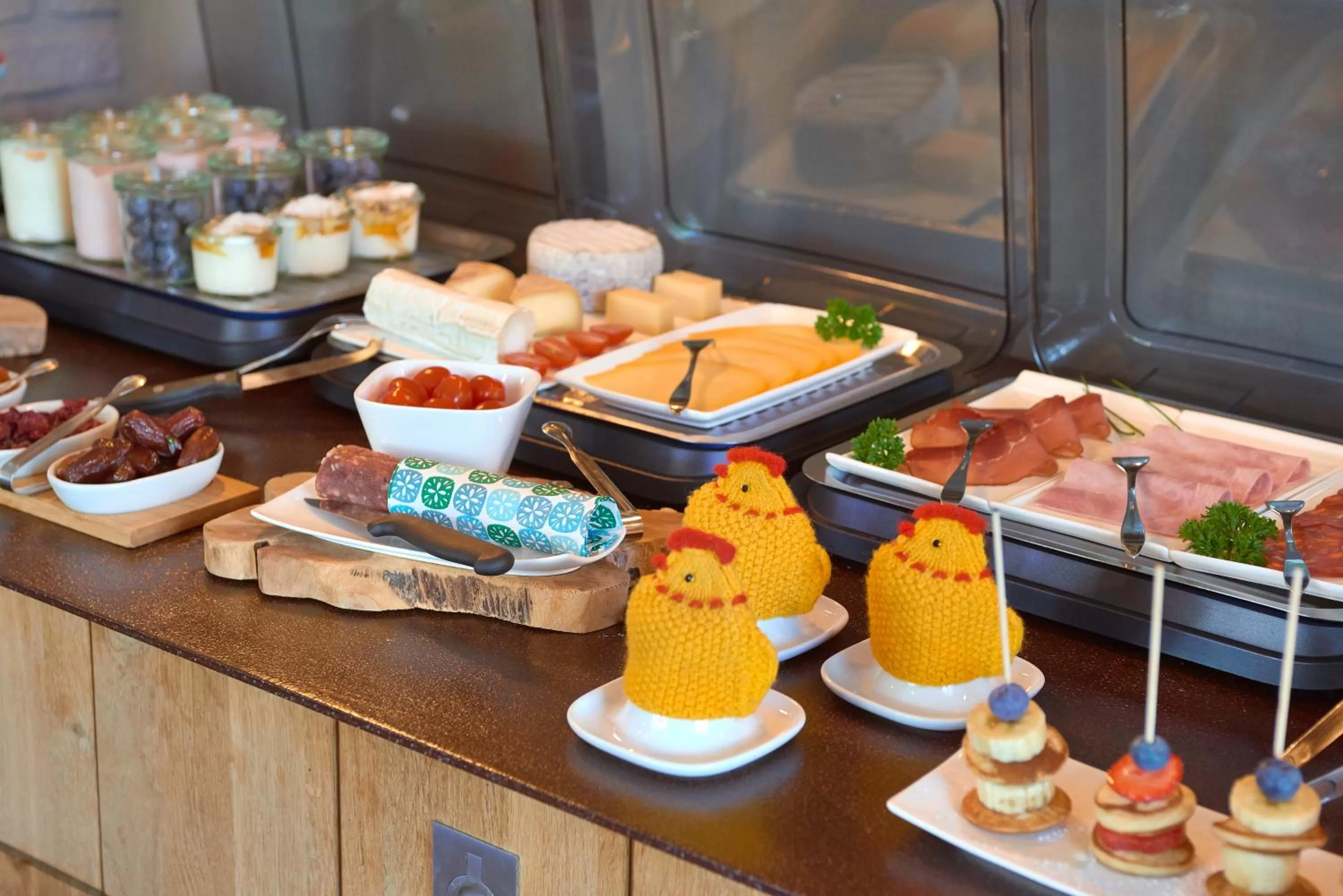 Continental breakfast in B&B De Joker