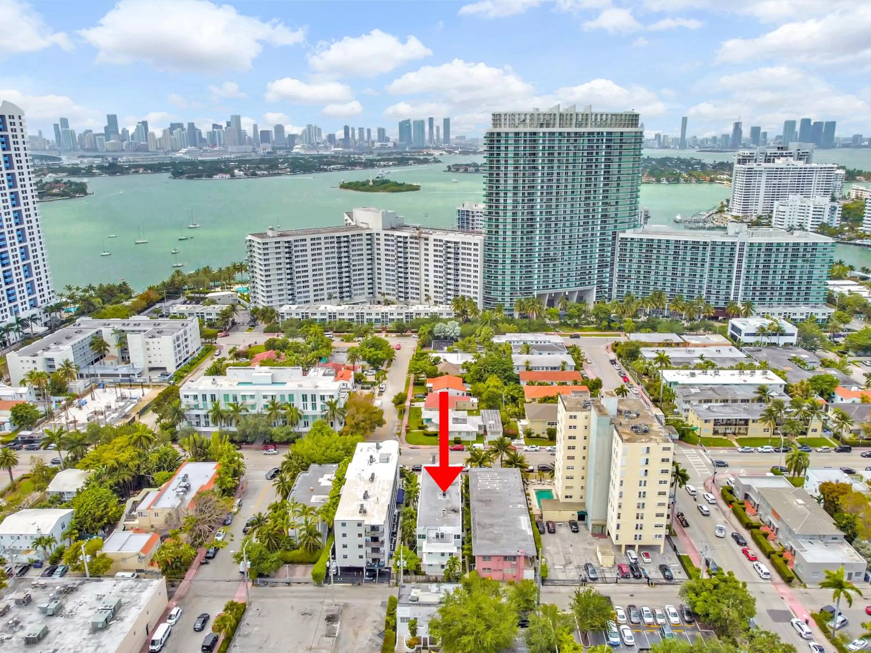 Bird's eye view in West Deco