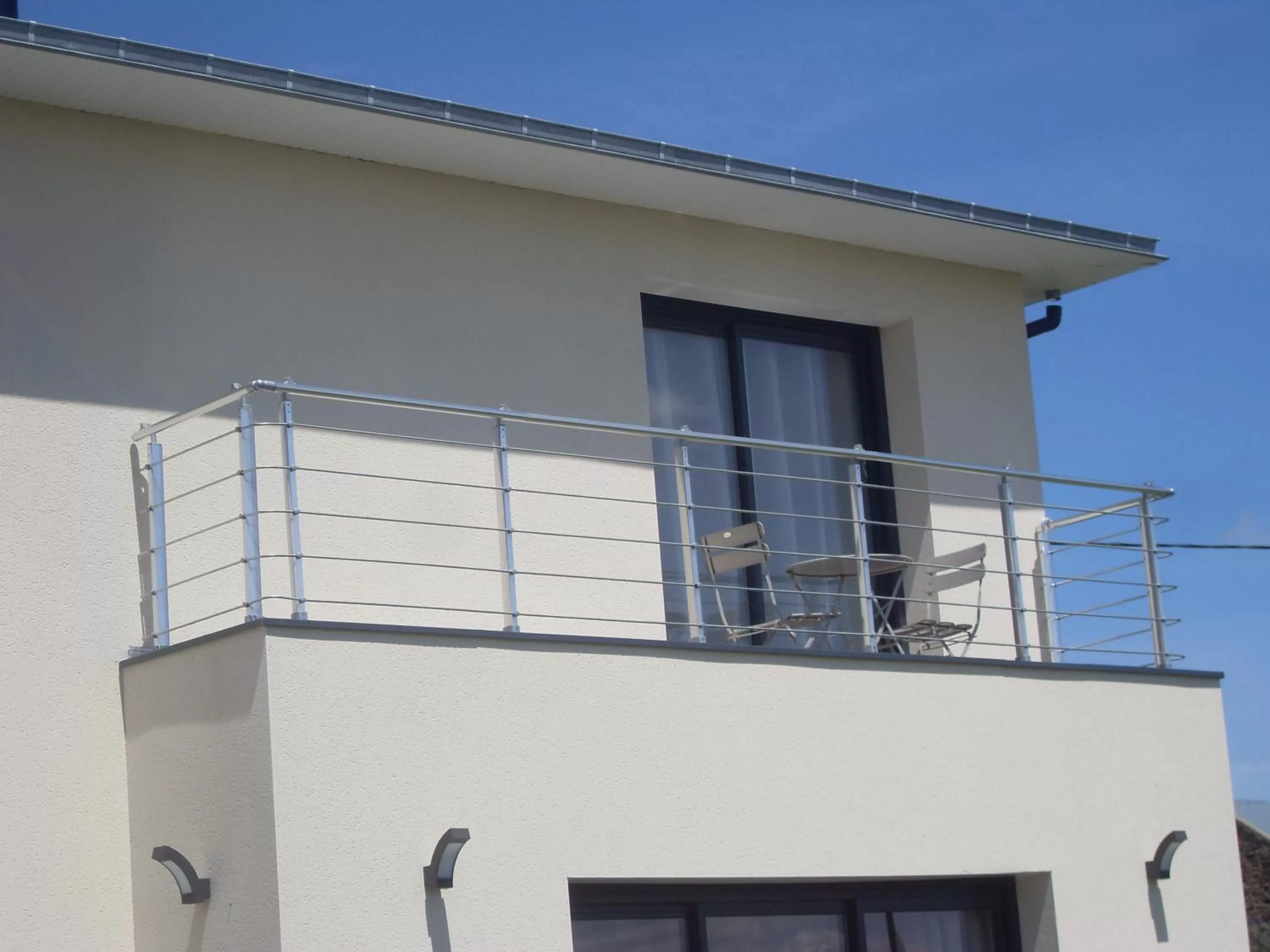 Balcony/Terrace in Chambre d'hôtes Les Bruyères