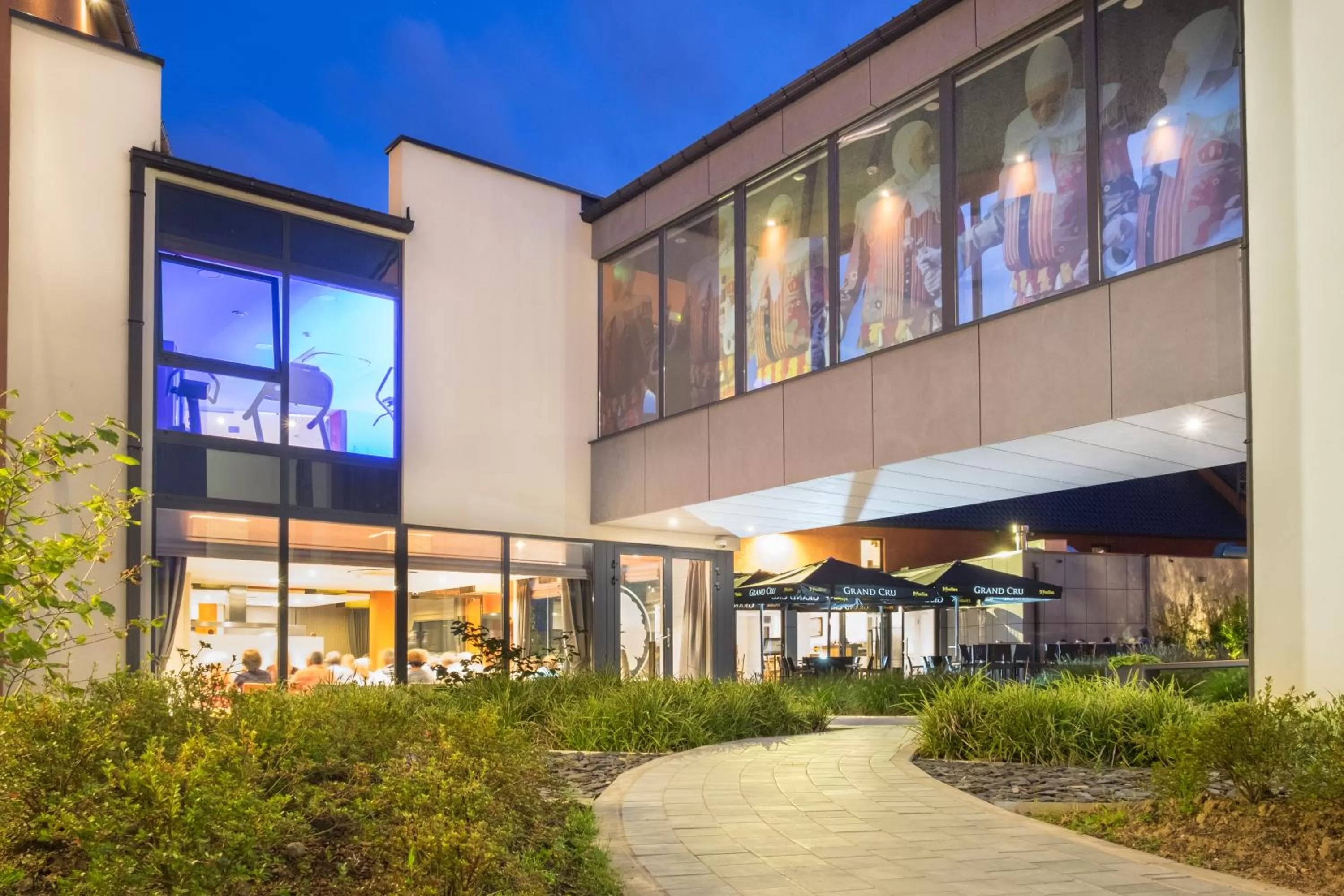 Patio in Orange Hotel La Louvière