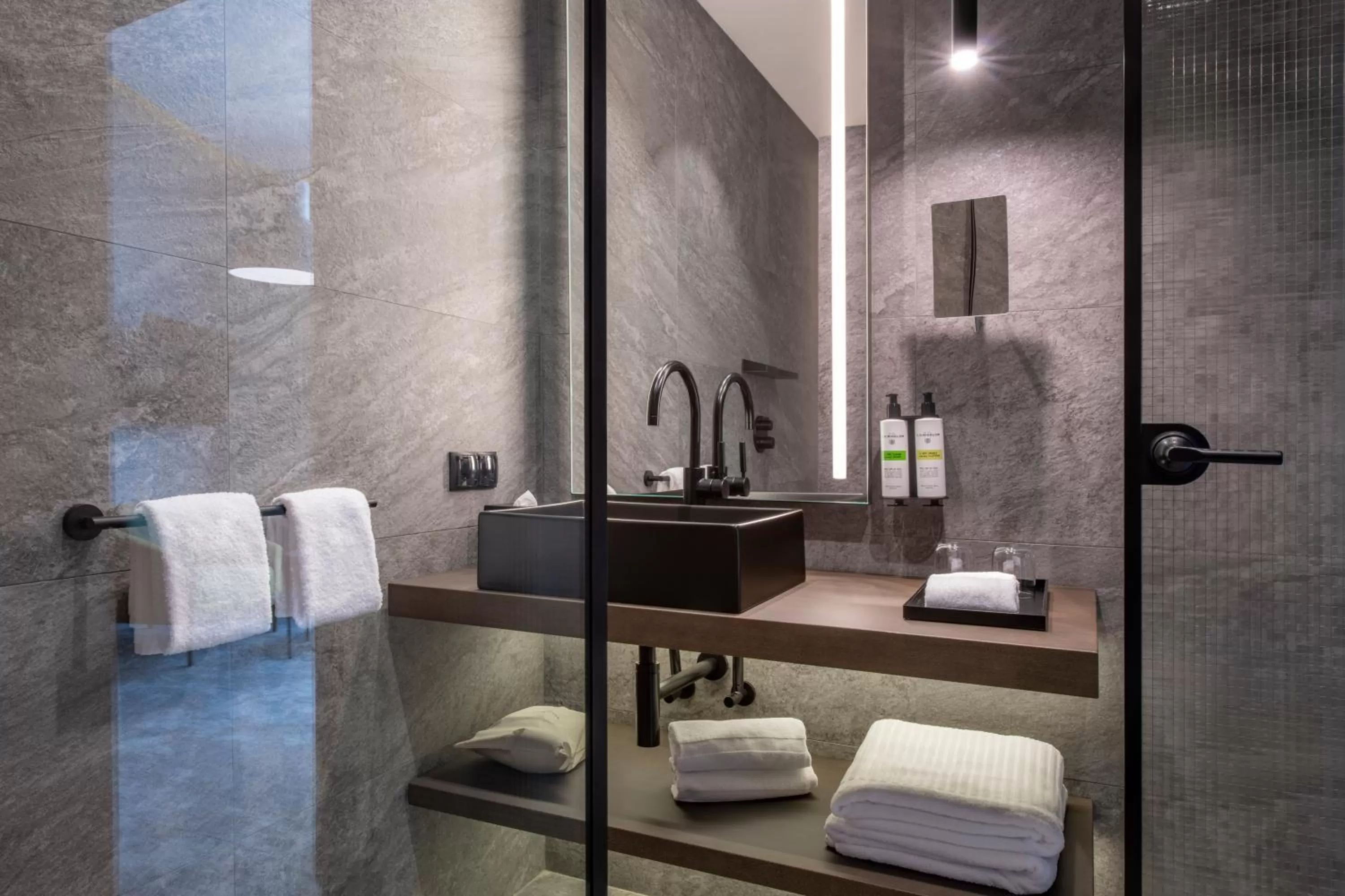 Bathroom in Pullman Tbilisi Axis Towers