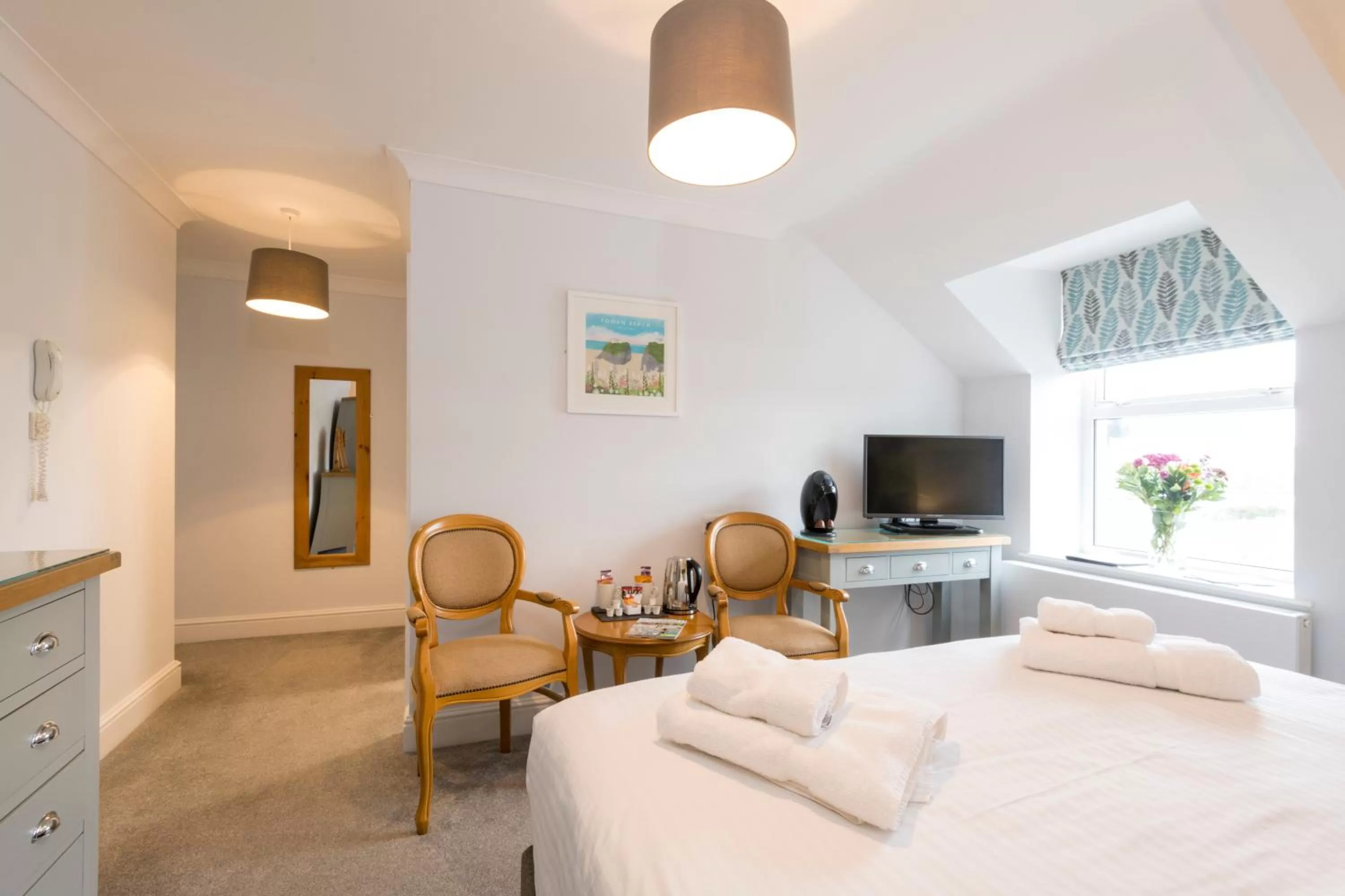 Bedroom, Bed in Sure Hotel Collection by Best Western Porth Veor Manor Hotel