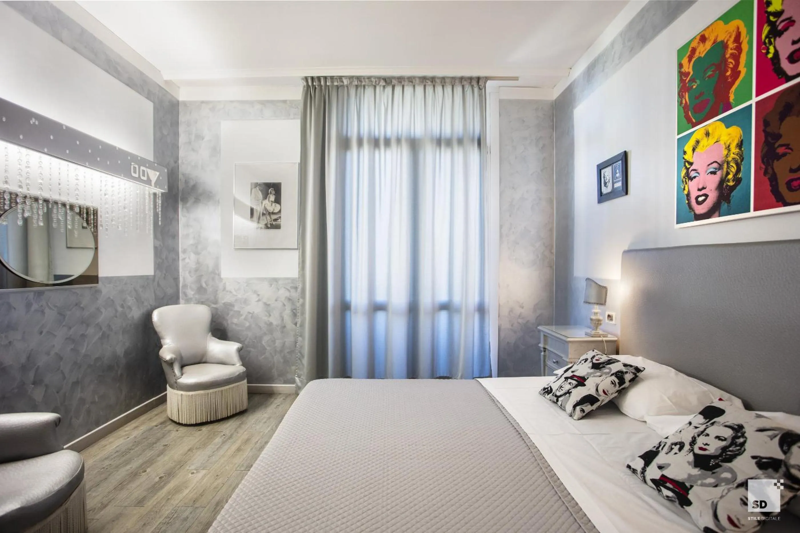 Bed in Admiral Hotel