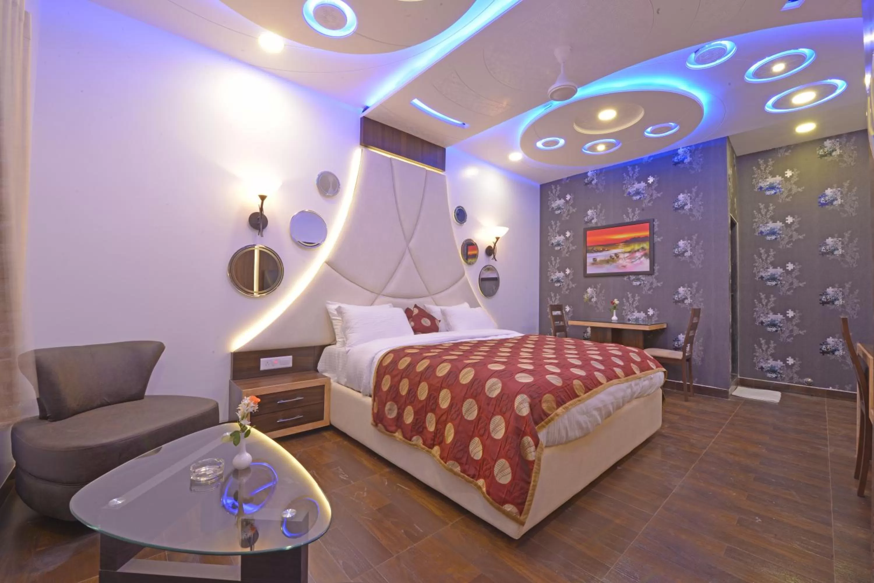 Bed in Hotel JP International