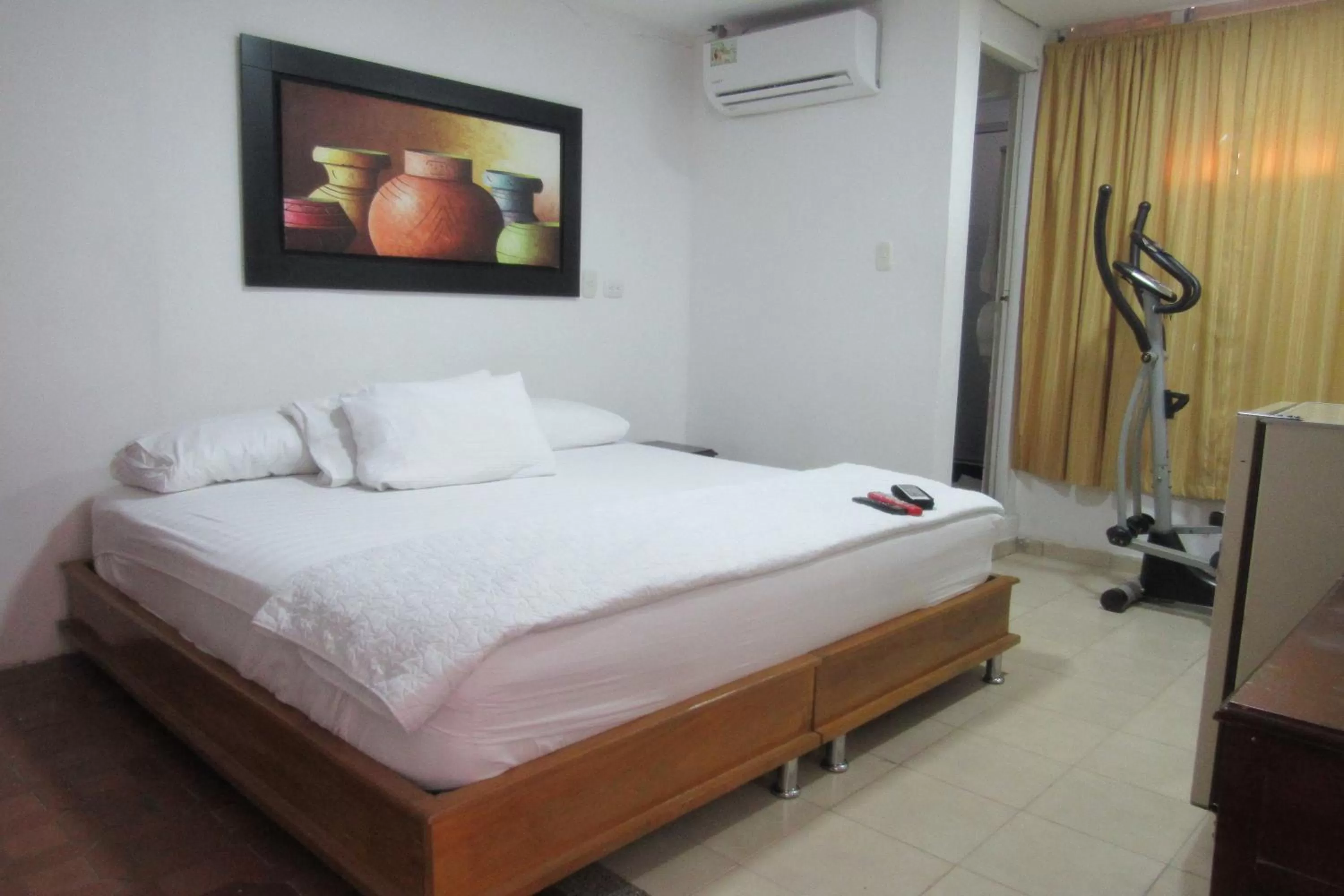 Bed in Hotel Nuevo Tio