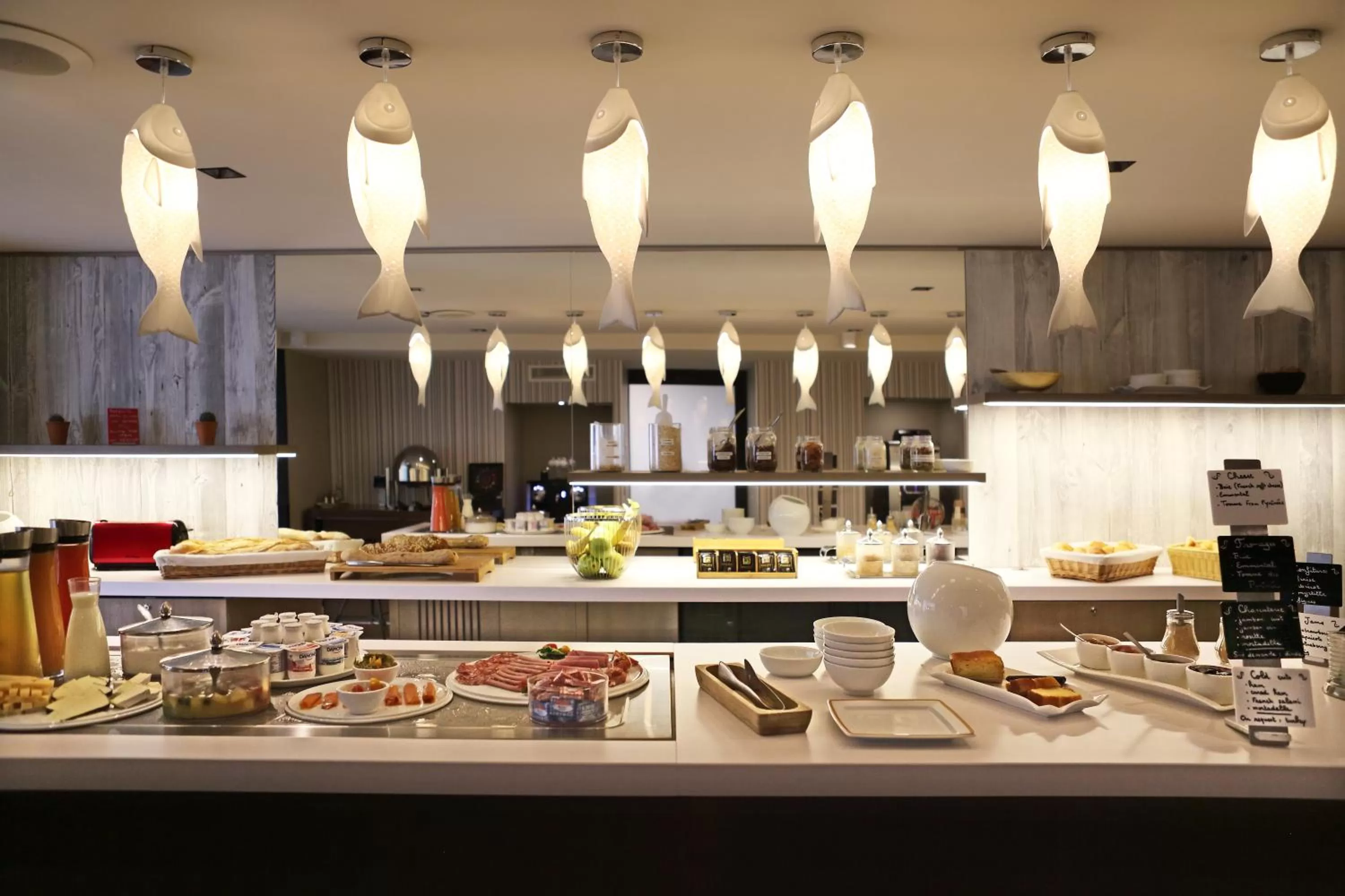 Buffet breakfast in Best Western Plus Hôtel La Joliette