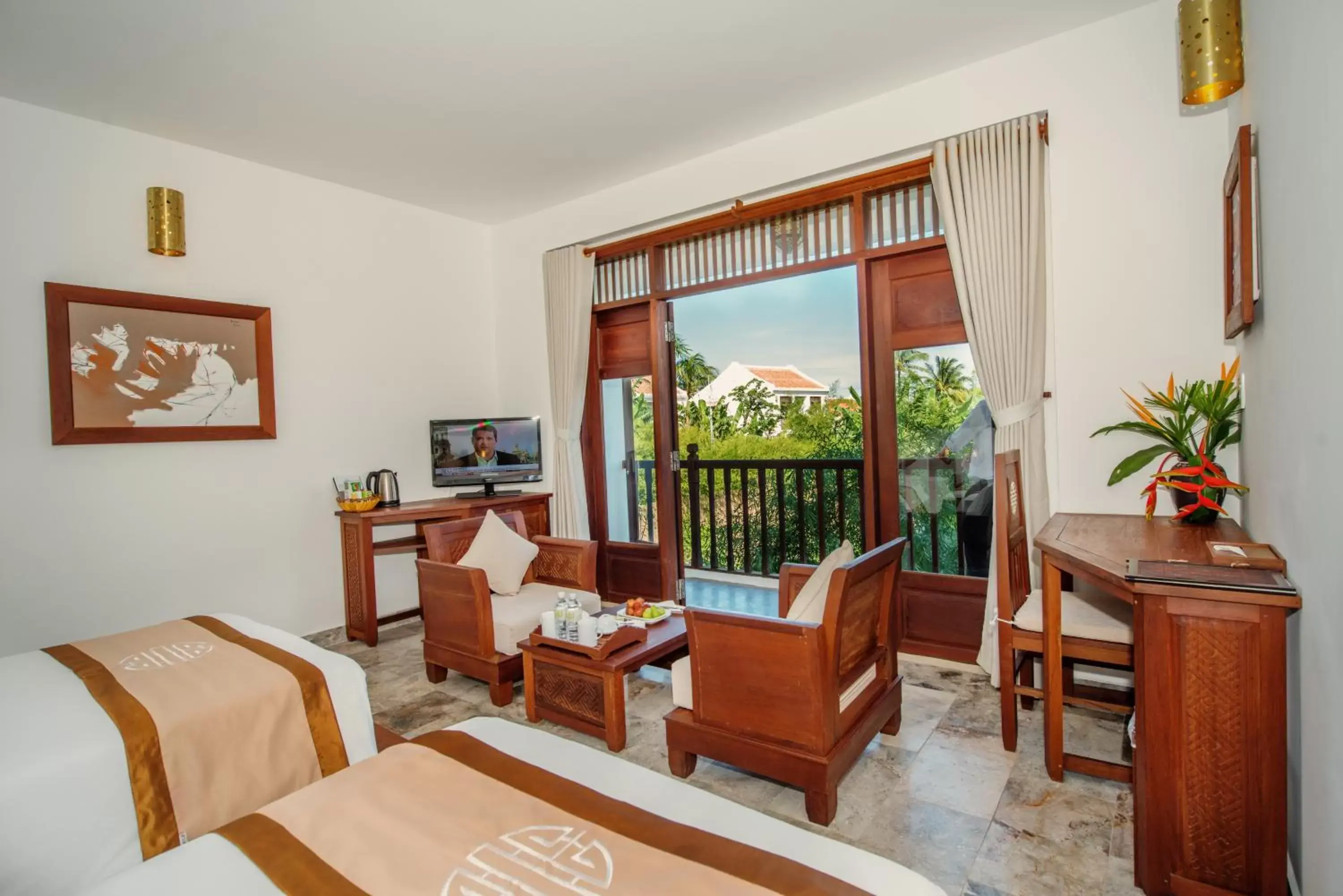 Superior Garden view with balcony in Legacy Hoi An Resort - formerly Ancient House Village Resort & Spa Superior Garden view with balcony in Legacy Hoi An Resort - formerly Ancient House Village Resort & Spa