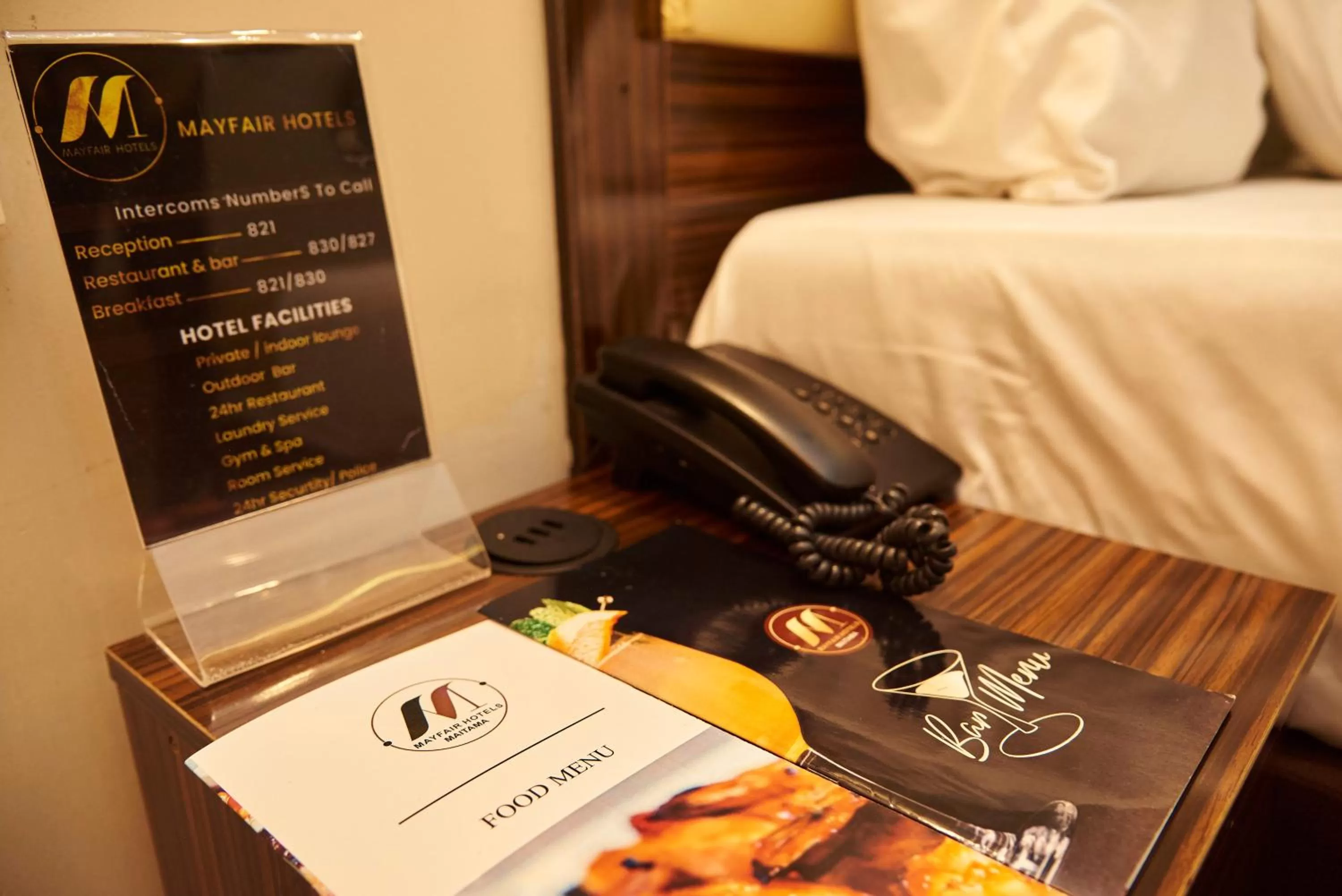 Bed in MayFair Hotel Maitama Abuja