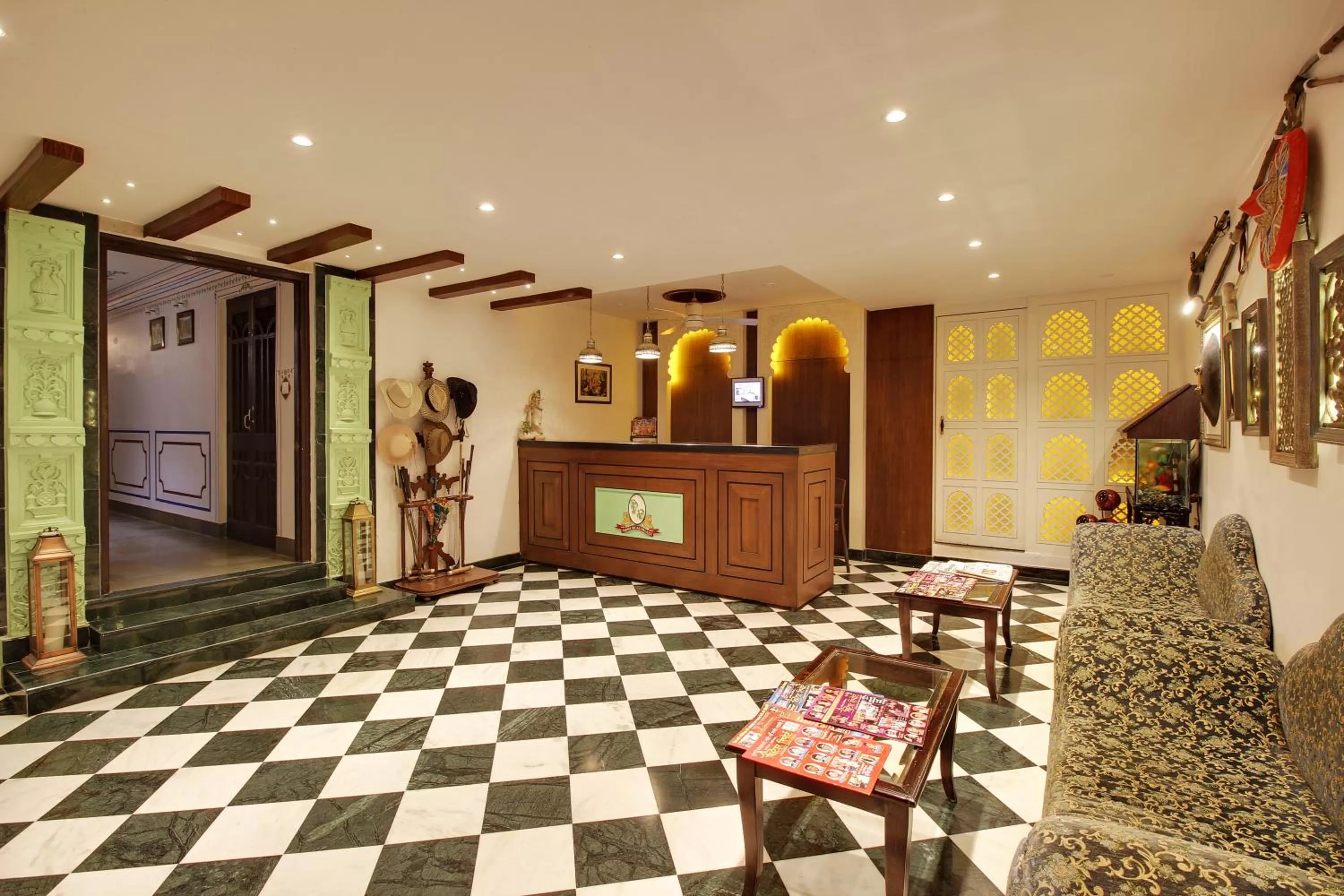Lobby or reception in Panna Vilas - A Lake Facing Boutique Hotel