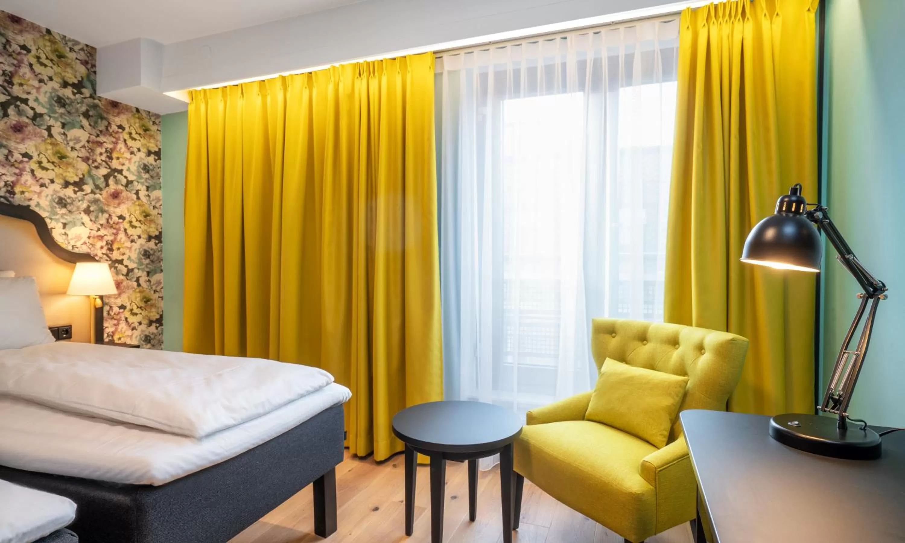 Bed in Thon Hotel Cecil