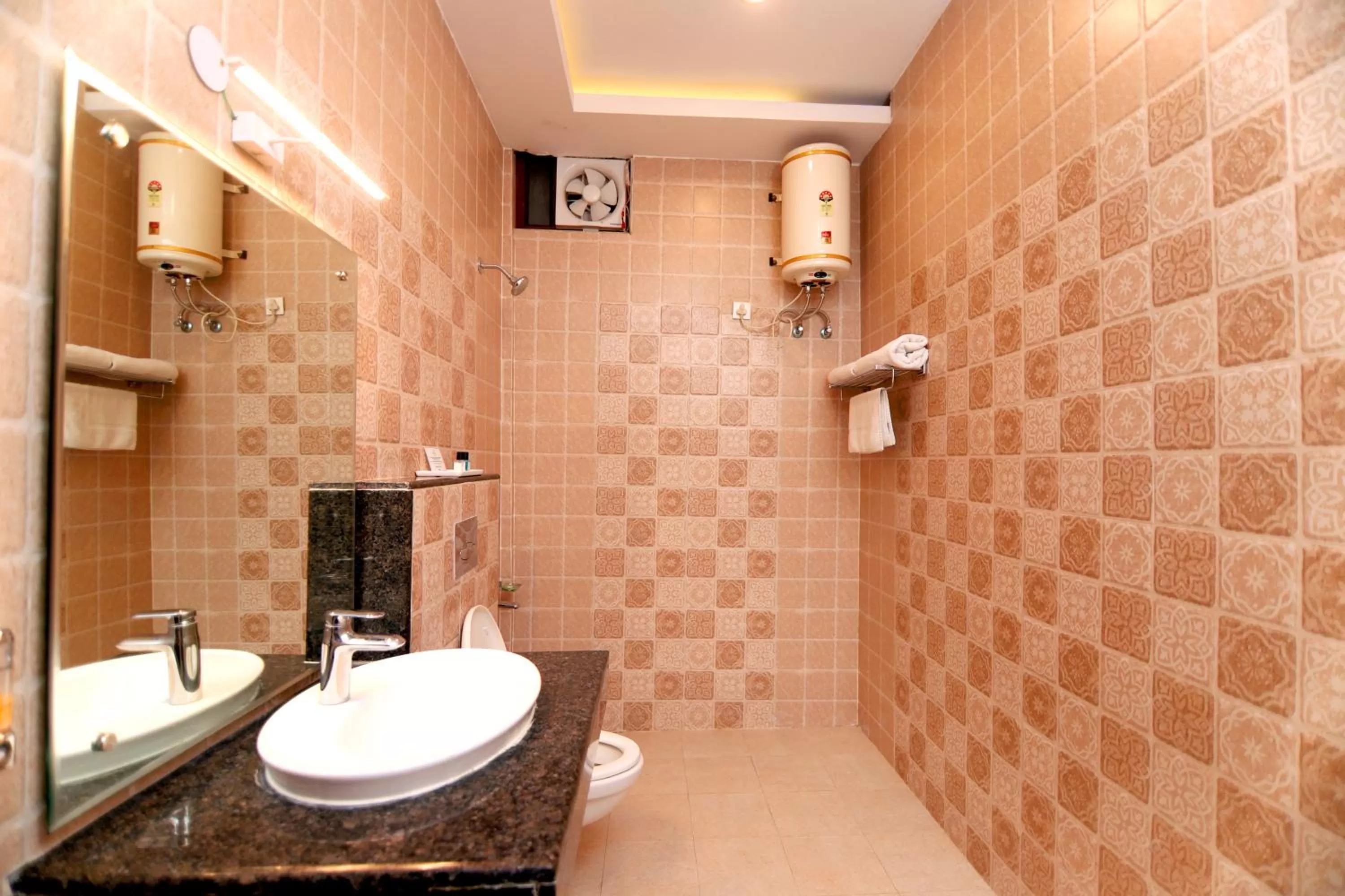 Bathroom in Indira Nikunj Rubystone Exotic