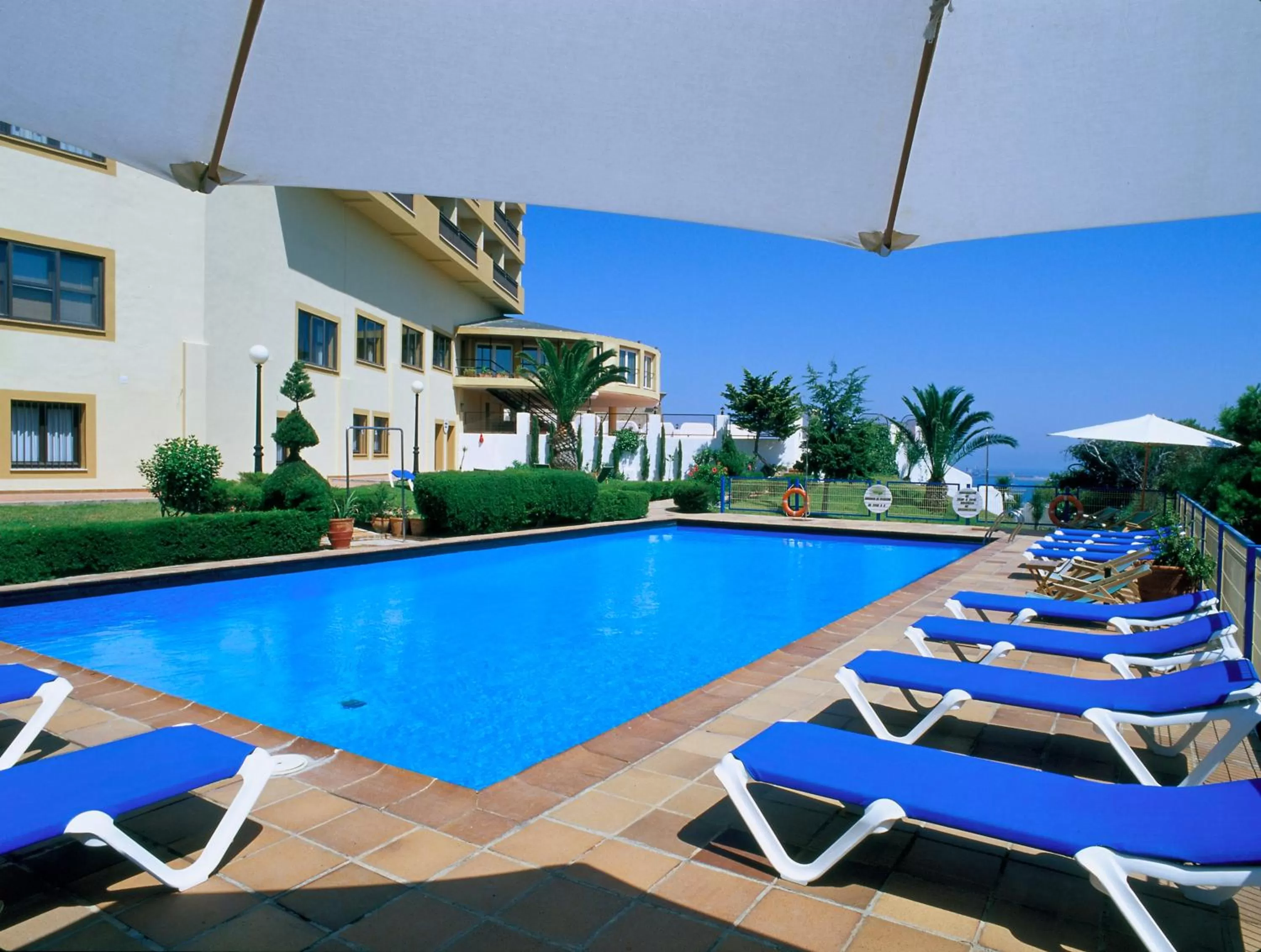 Pool view in Parador de Melilla