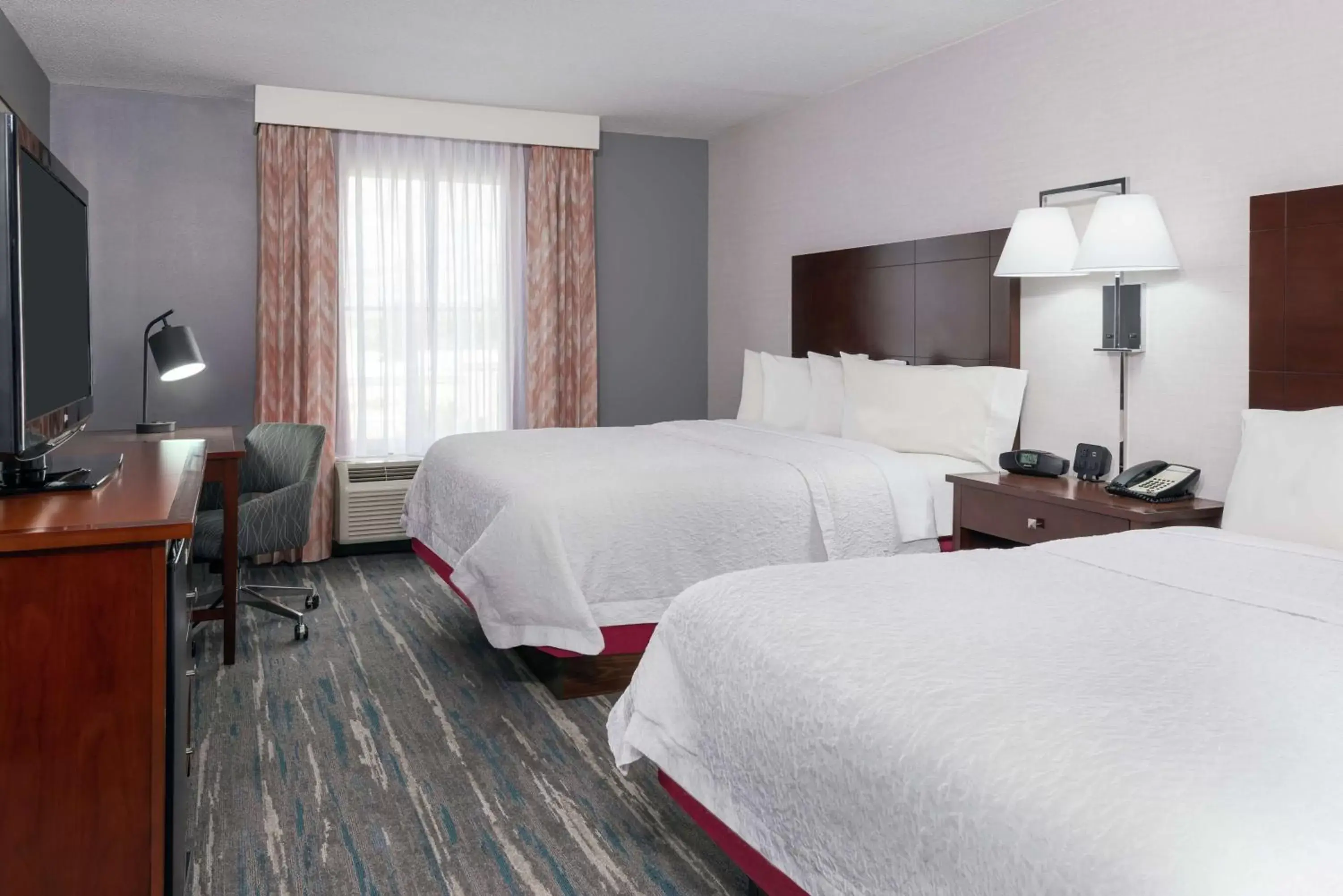 Room with Two Queen Beds - Non-Smoking in Hampton Inn & Suites Orlando Airport at Gateway Village Room with Two Queen Beds - Non-Smoking in Hampton Inn & Suites Orlando Airport at Gateway Village