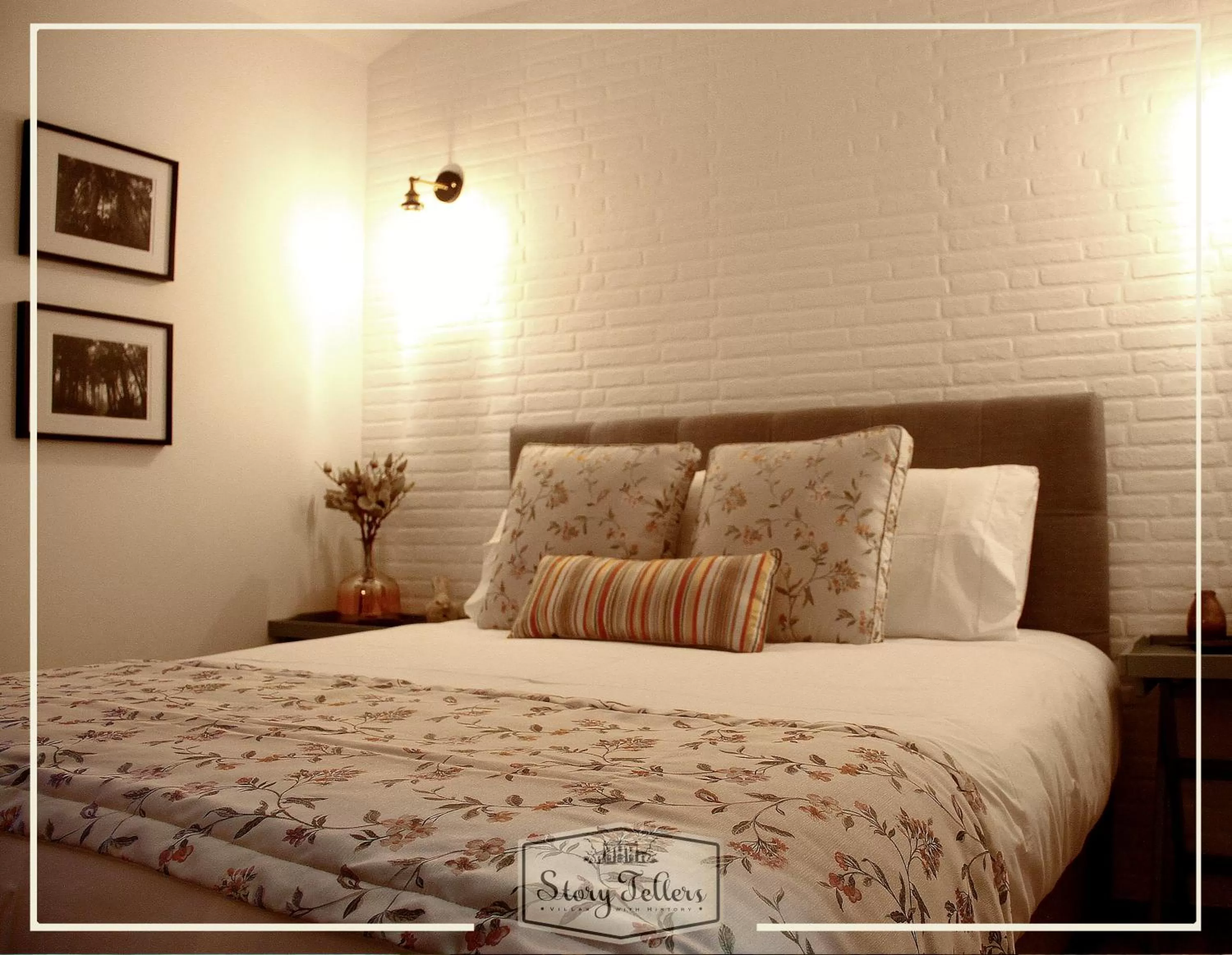 Bed in Storytellers Villas