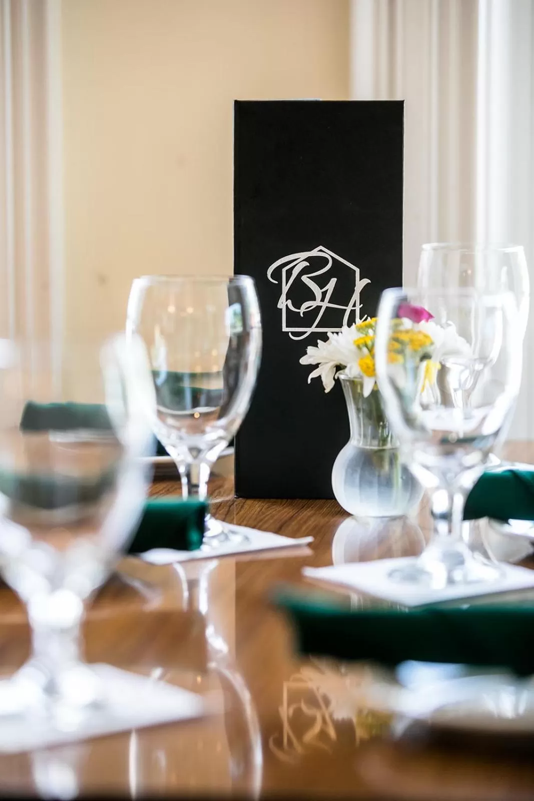 Dining area in The Babcock House
