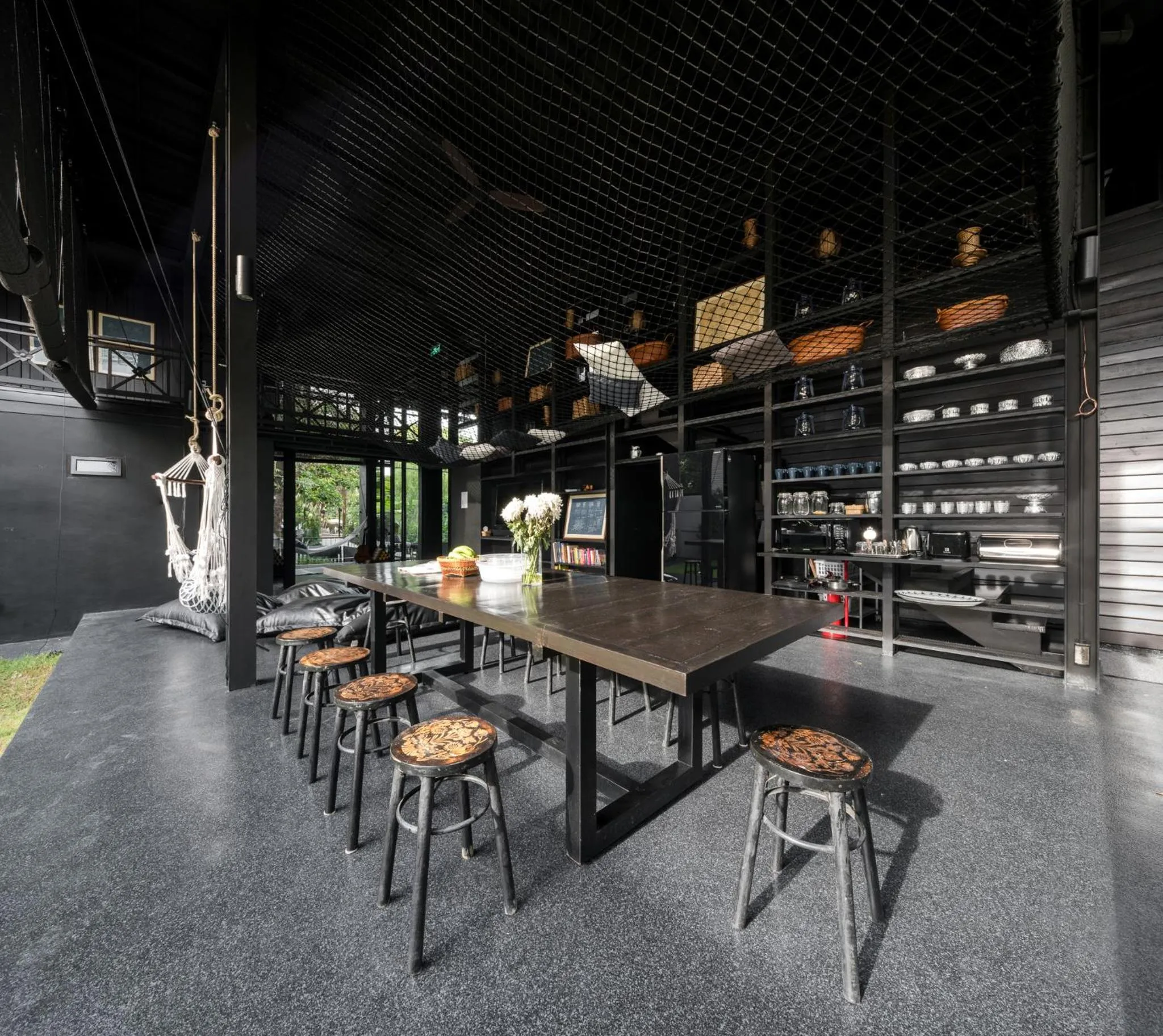 Dining area in Kloem Hostel