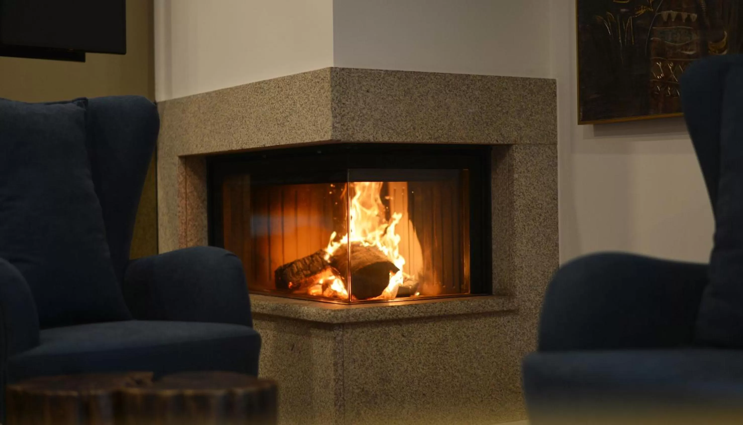 Seating area in Casa das Carpas