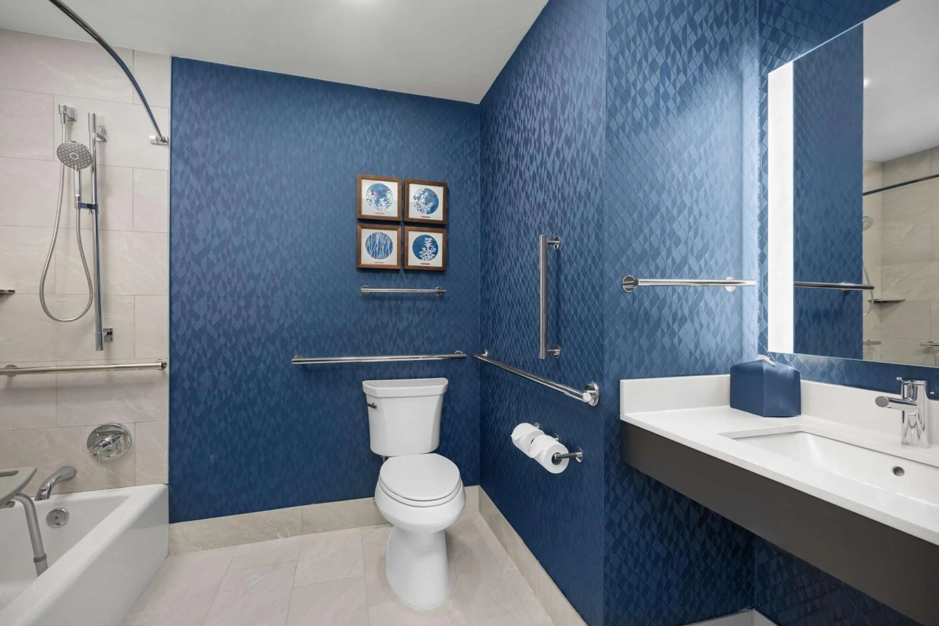 Shower in Hotel Westport Kansas City, Tapestry Collection by Hilton