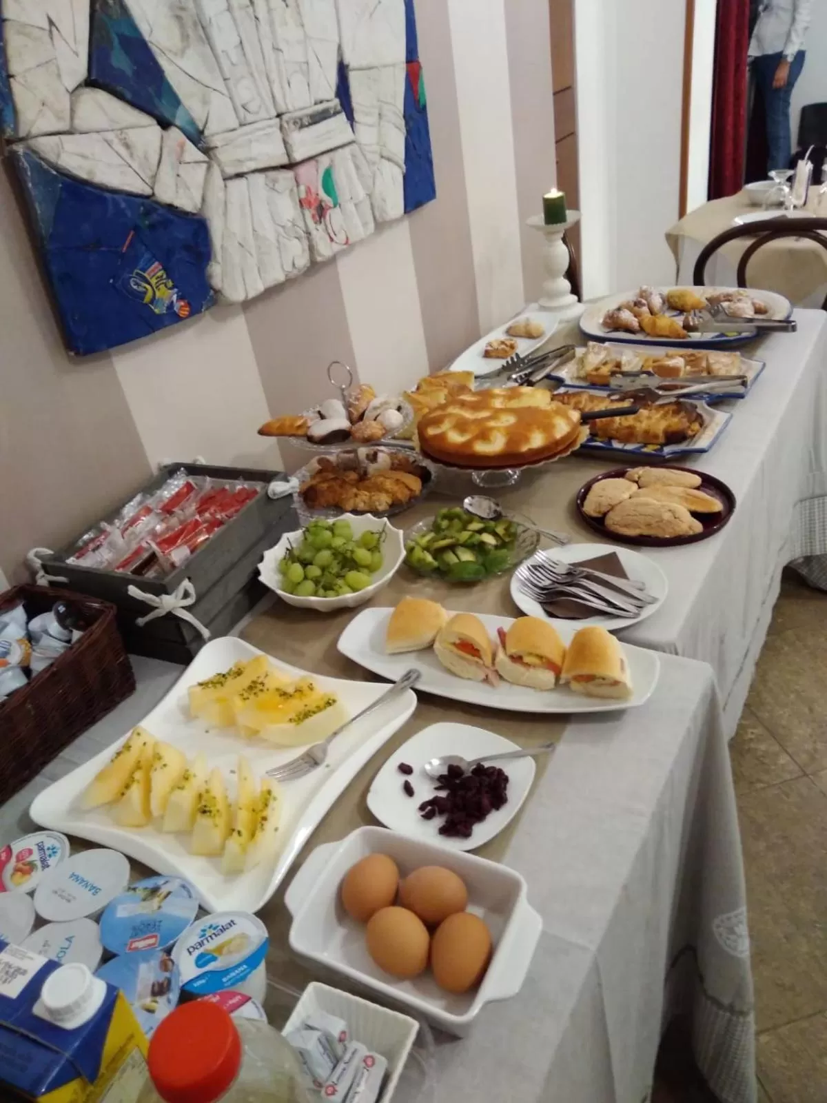 Continental breakfast in Garibaldi Relais