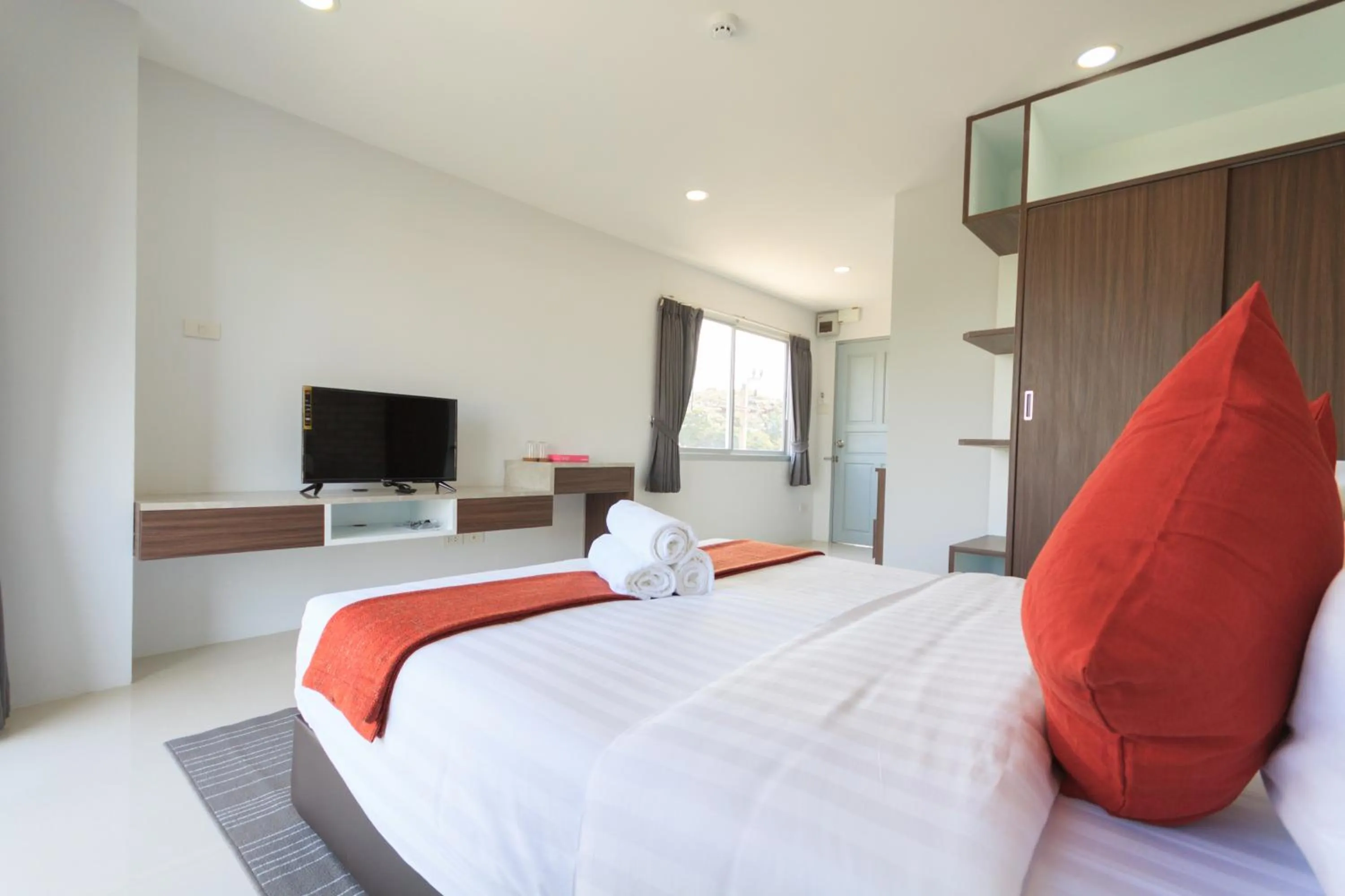 Bed in Q Space Residence