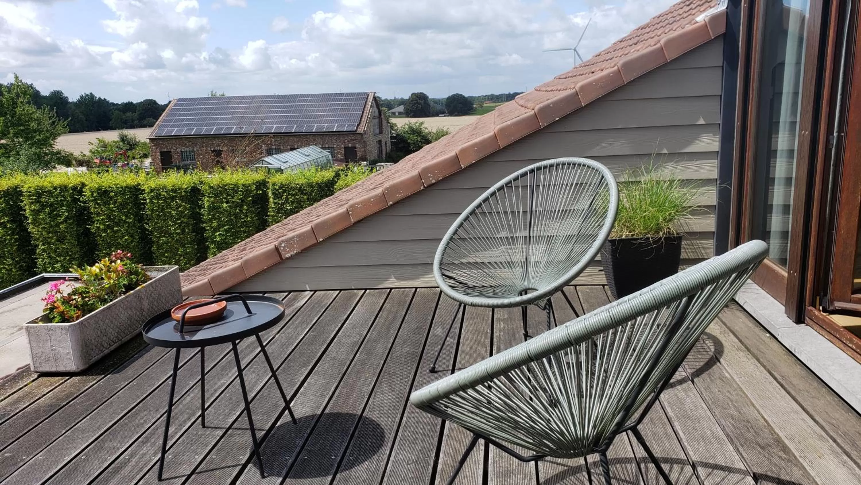 Balcony/Terrace in La Ferme Des Eglantines