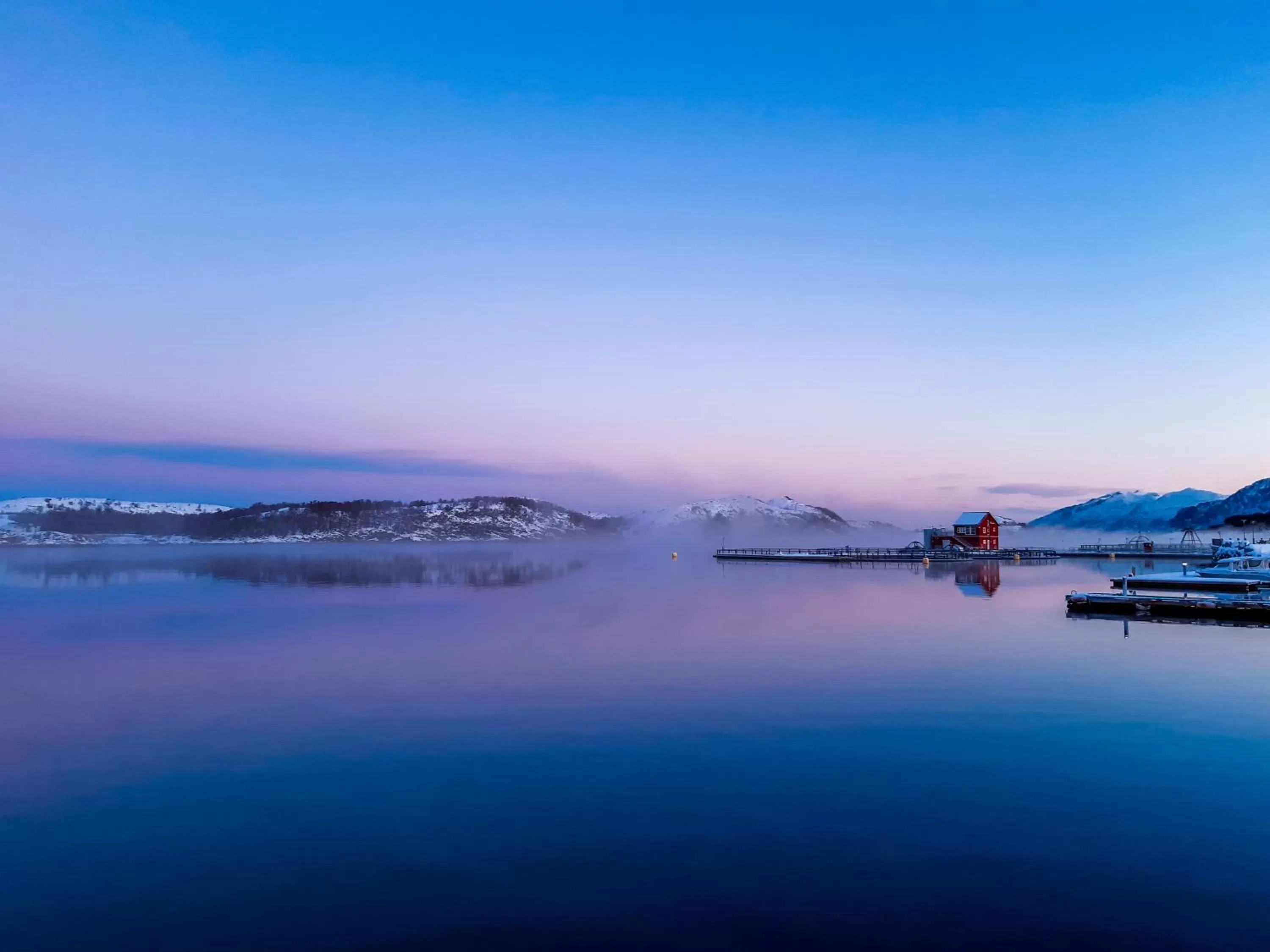 Natural landscape in Norsk Havbrukssenter - Rorbuer