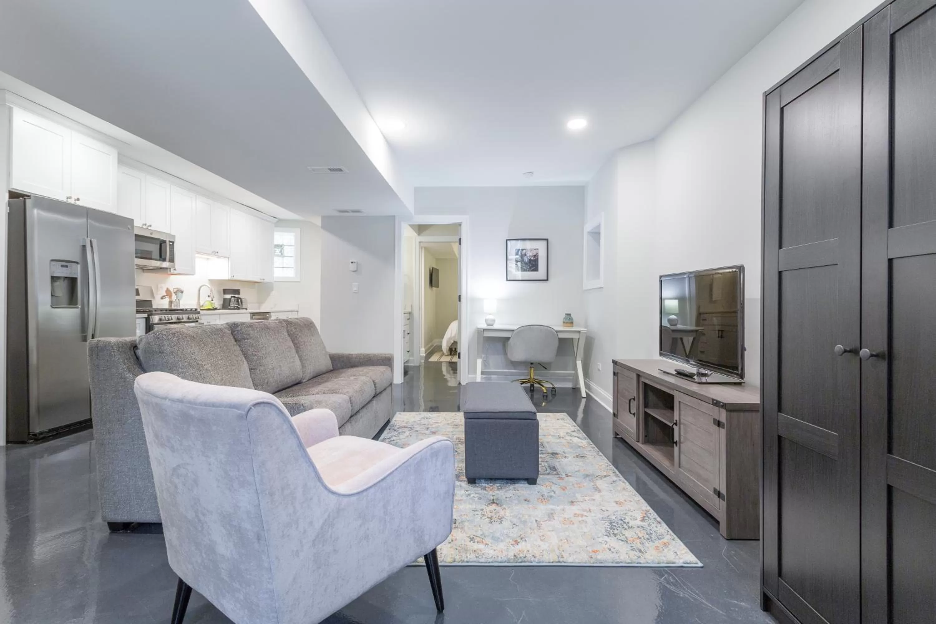 Living room in Wicker Park Inn