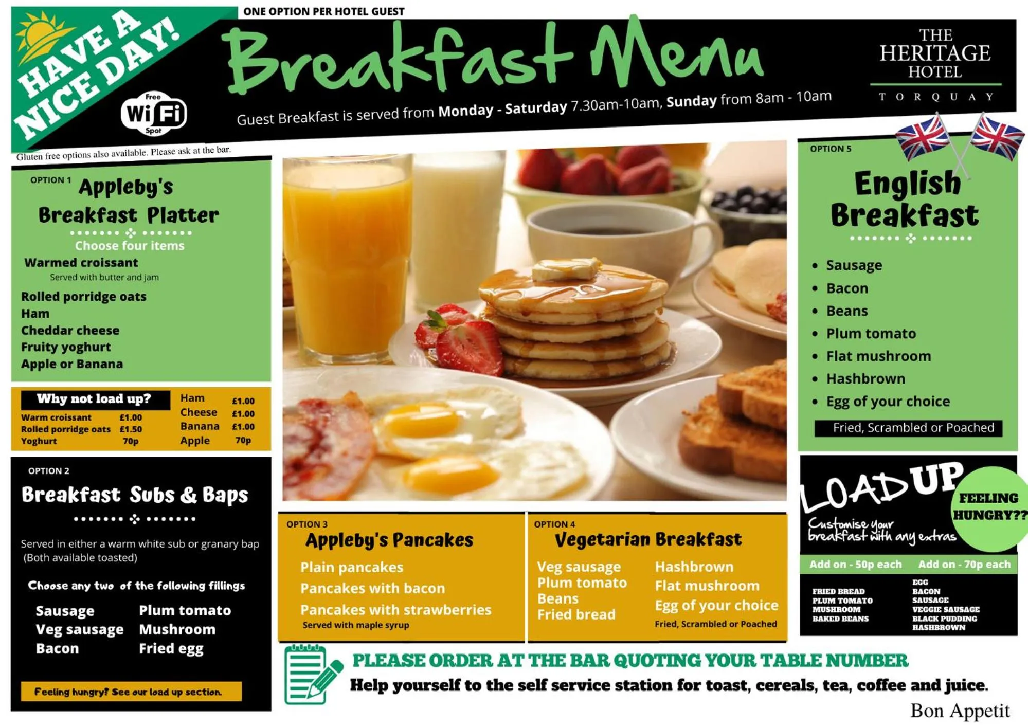 Breakfast in The Heritage Hotel