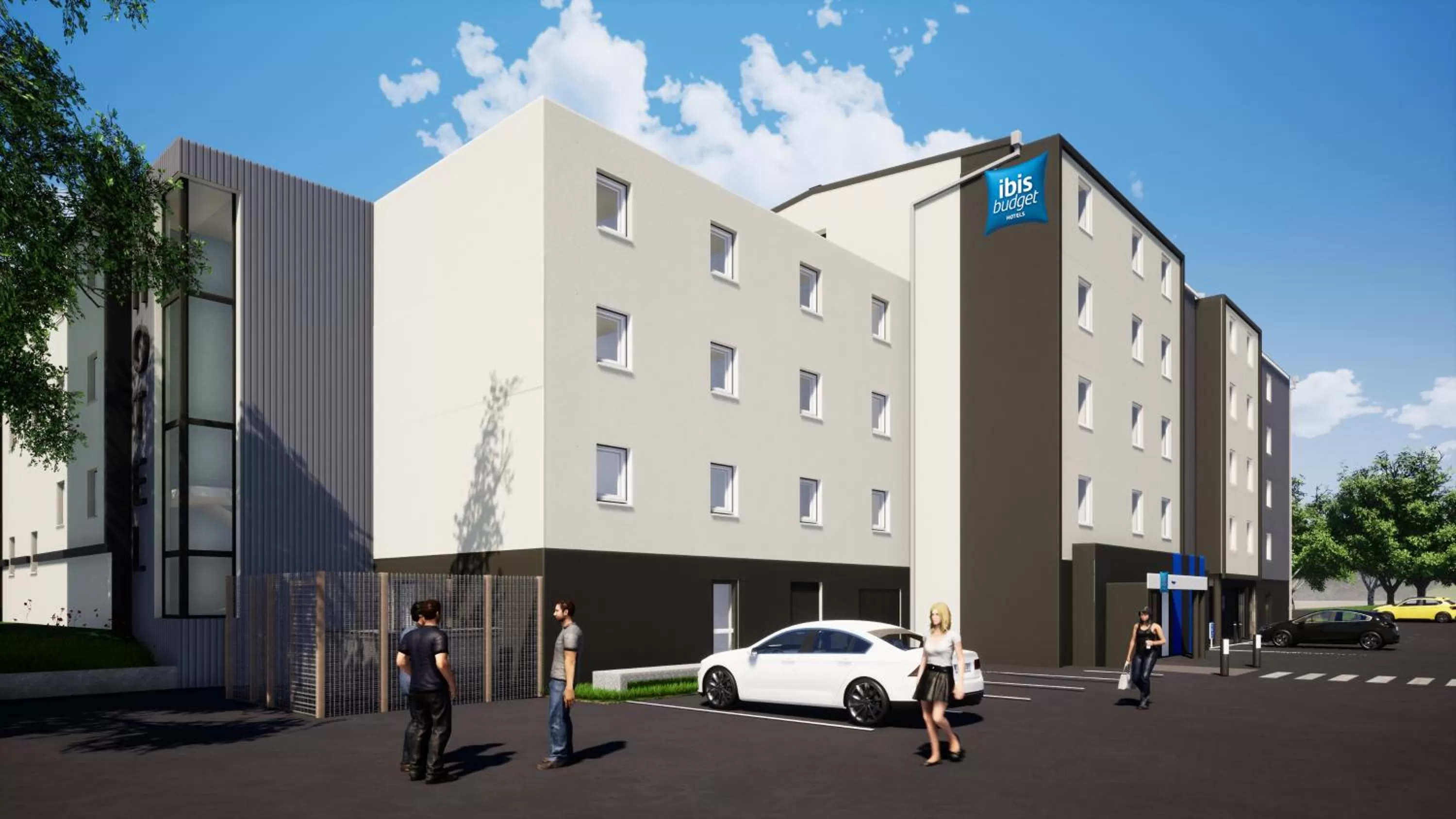 Property building in ibis Budget Cognac