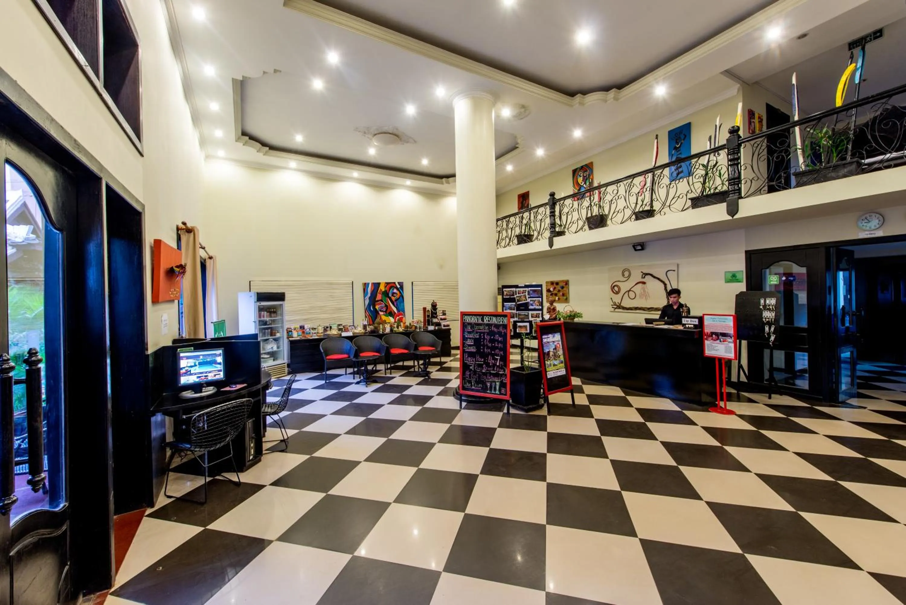 Lobby or reception in Angkor Panoramic Boutique Hotel