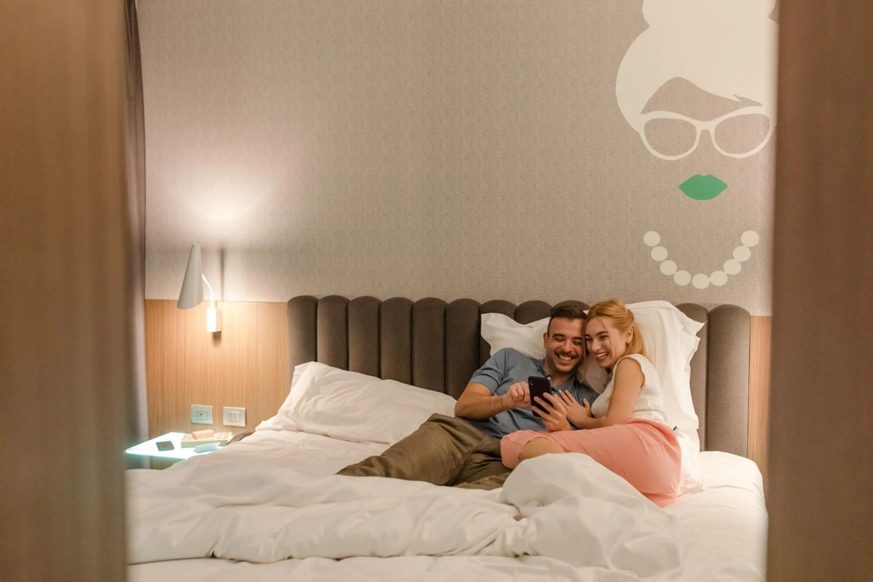 Bed in G Hotel Pescara