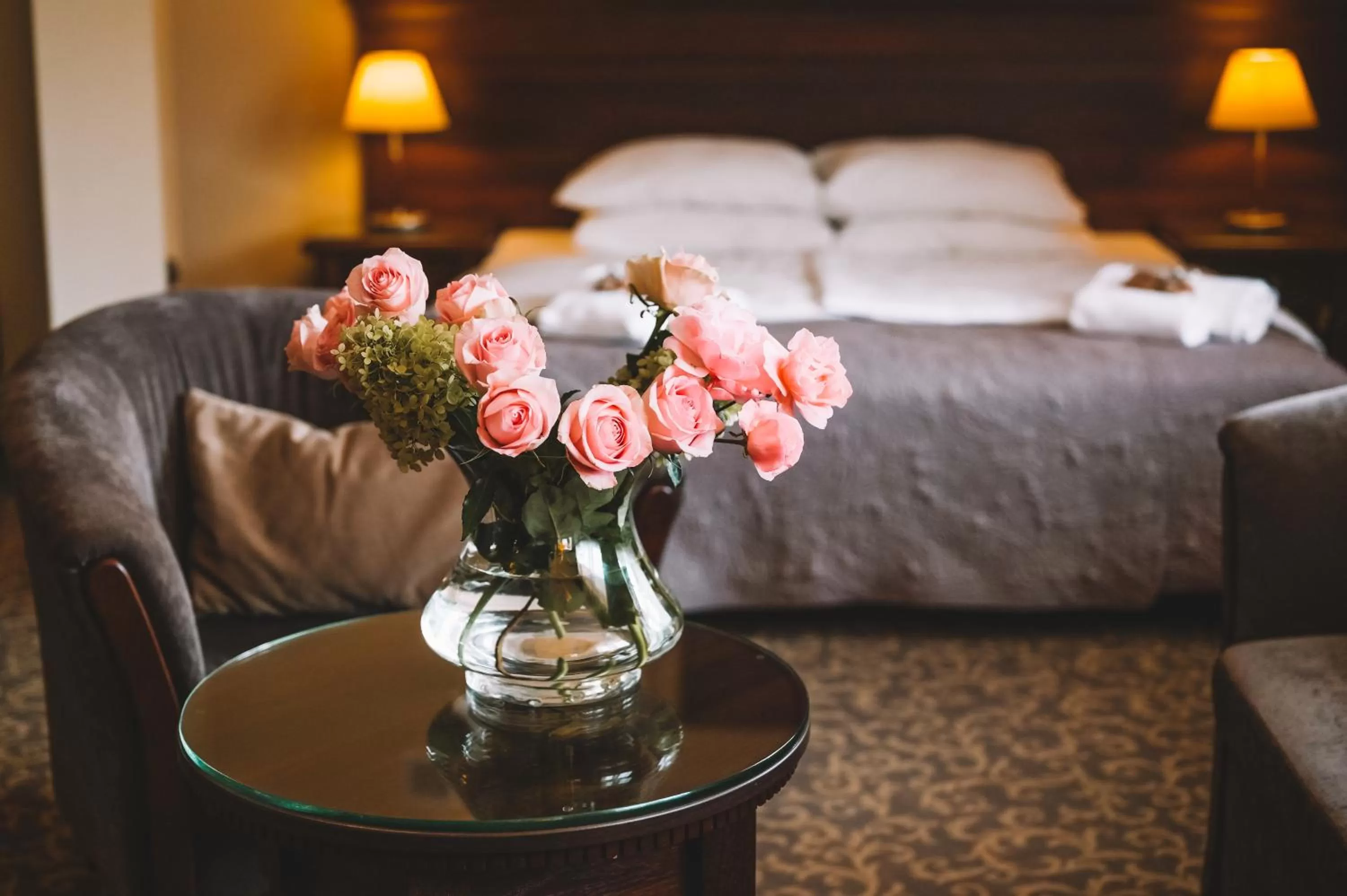 Bed in ForRest Hotel & Restaurant