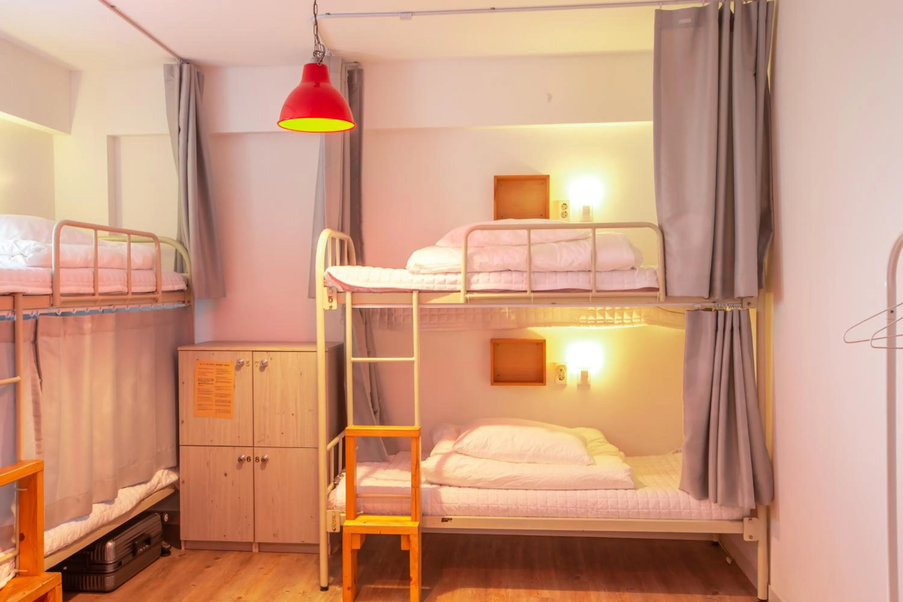 Bed in SUM Guesthouse Jeju Airport