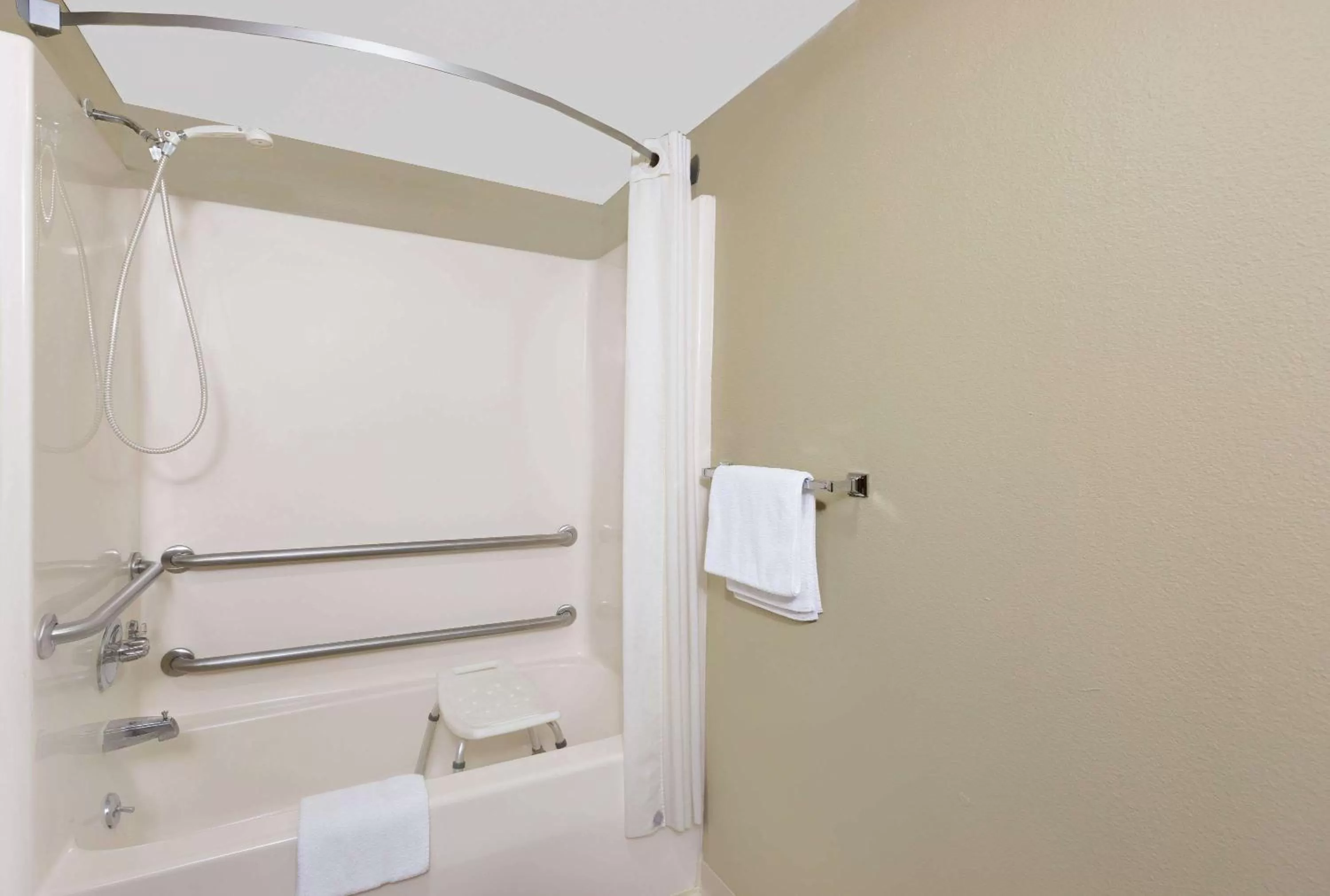 Bathroom in Super 8 by Wyndham Macomb