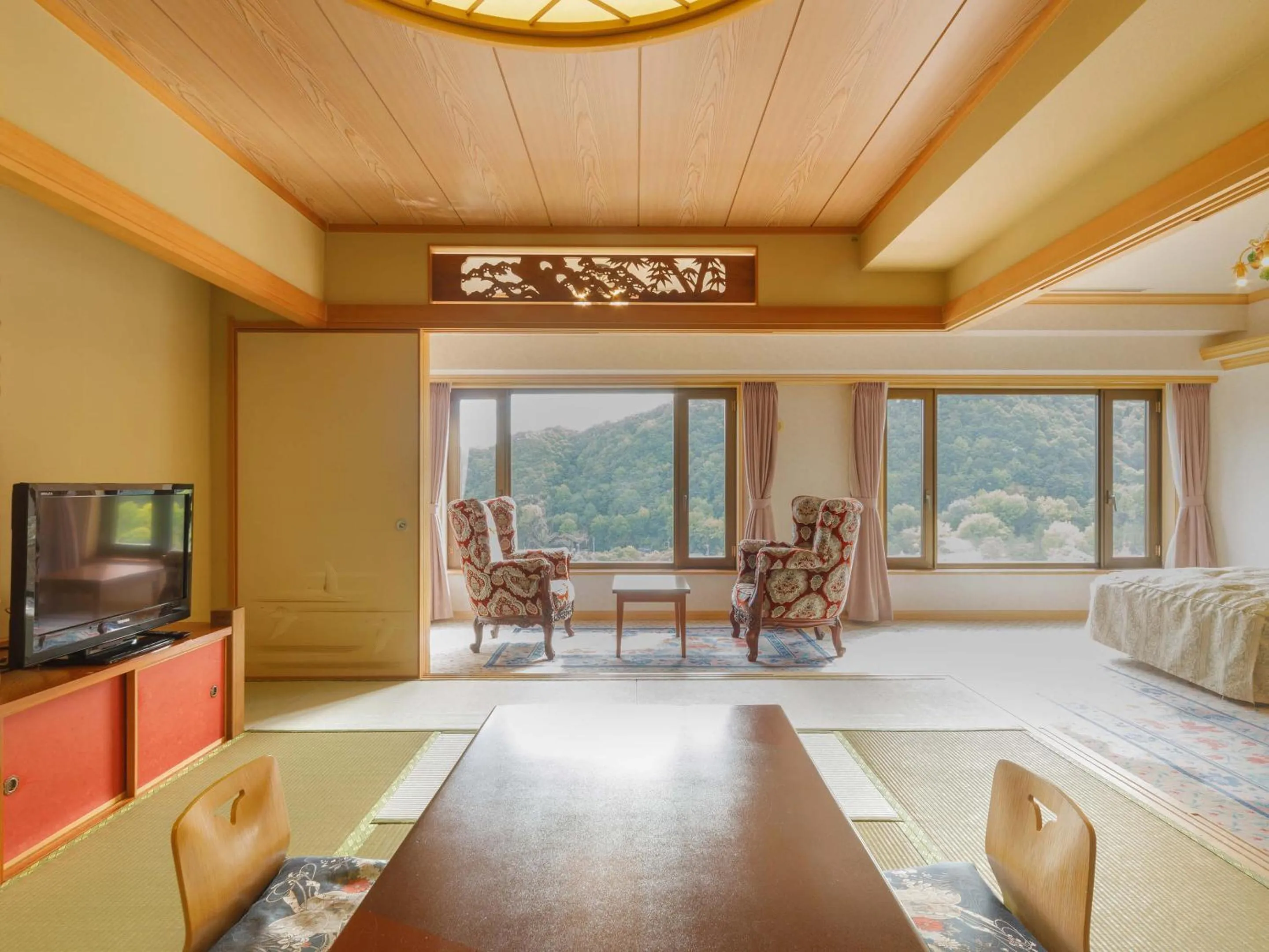 Living room in Jozankei View Hotel