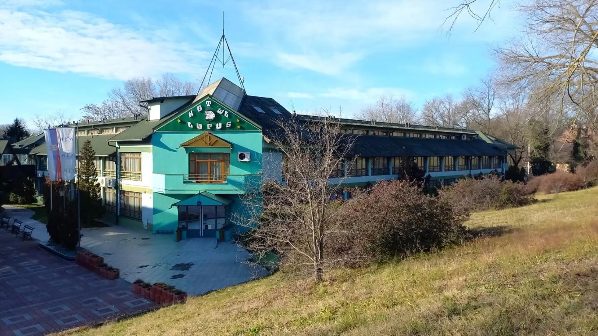 Property Building in Garni Hotel Lupus