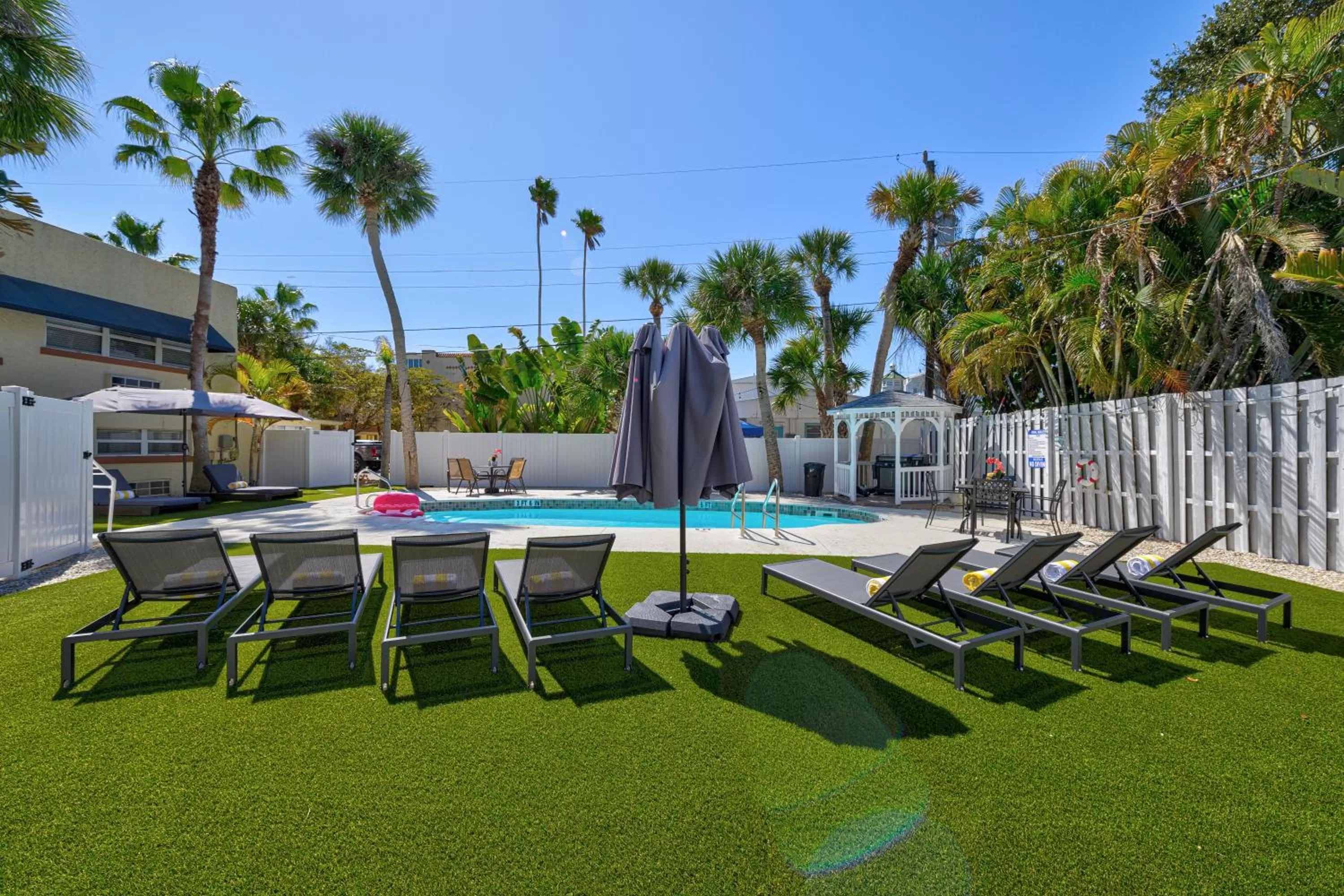 Swimming pool in The Ringling Beach House
