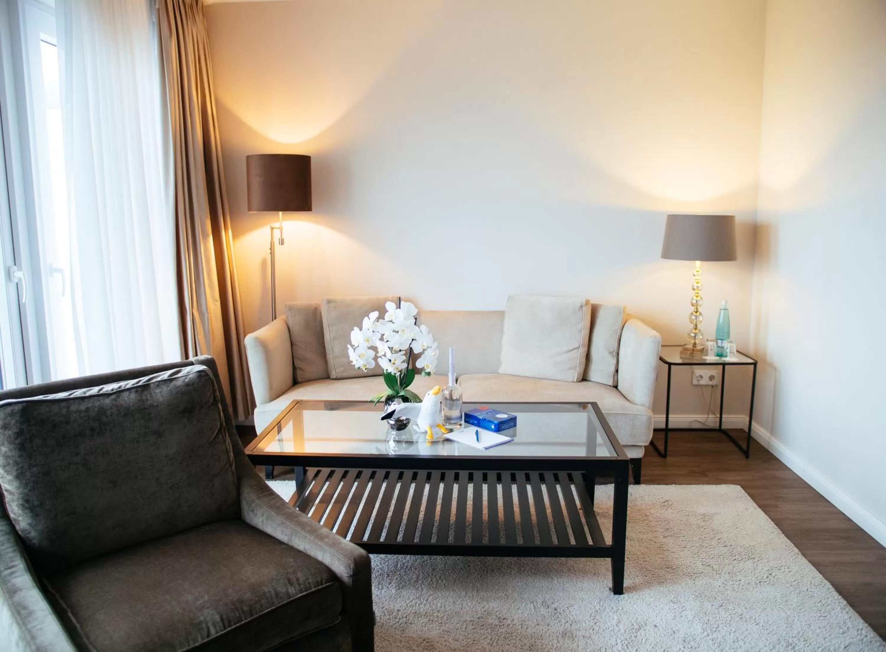 Living room in Strandhotel Luv