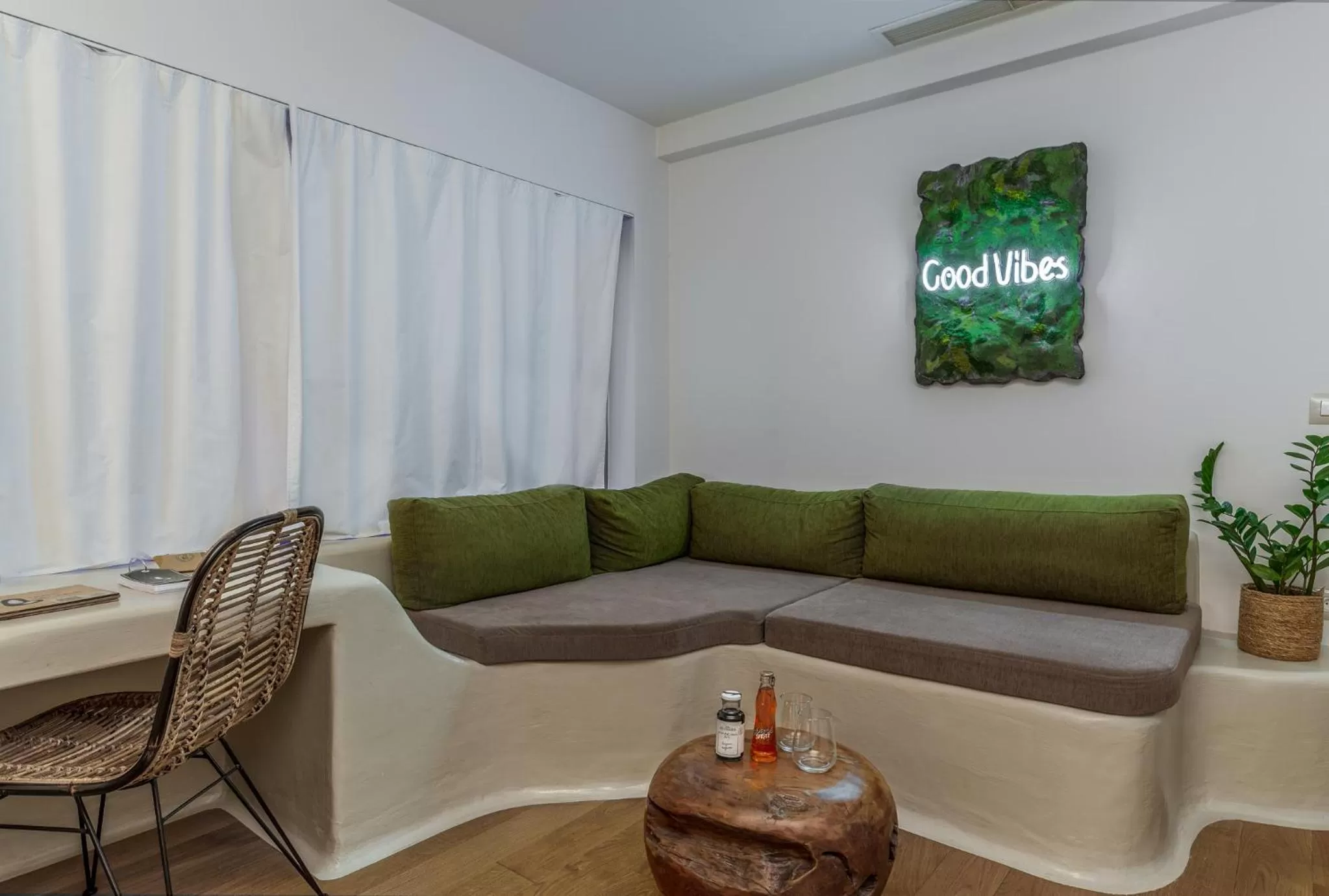 Living room in LOFUS Bio-Suites