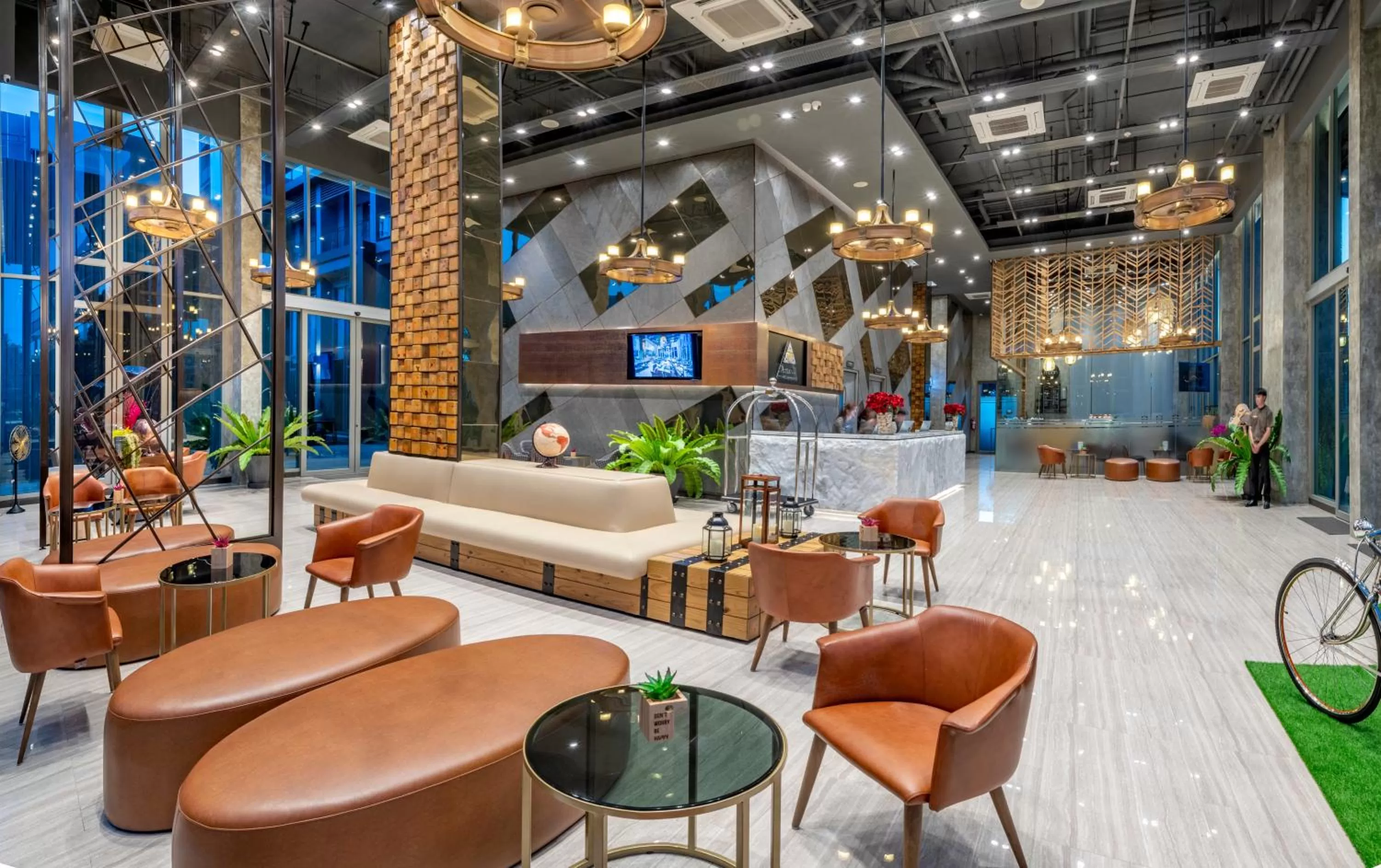 Lobby or reception in AisanA Hotel Korat