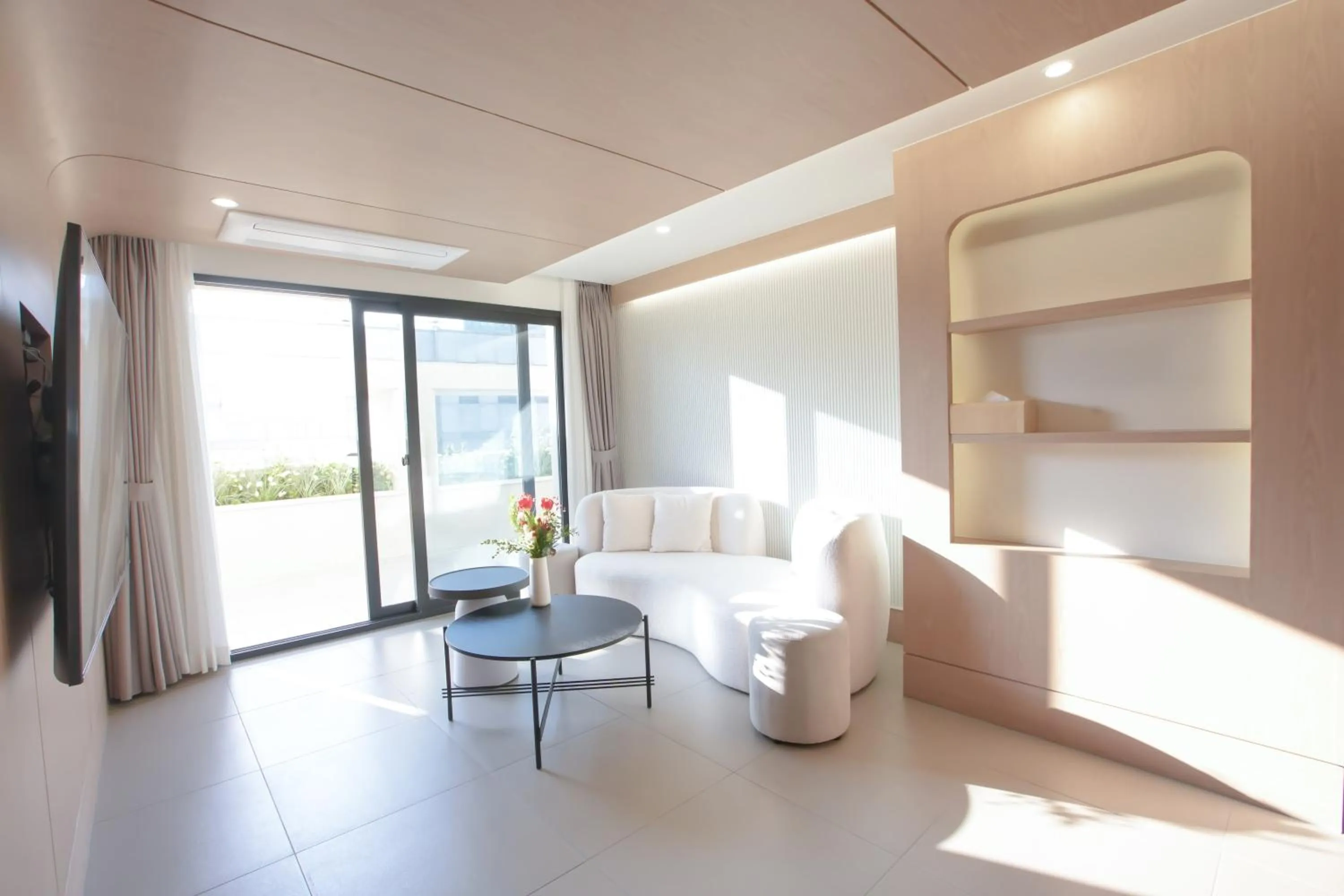 Living room in Jjak Boutique Hotel