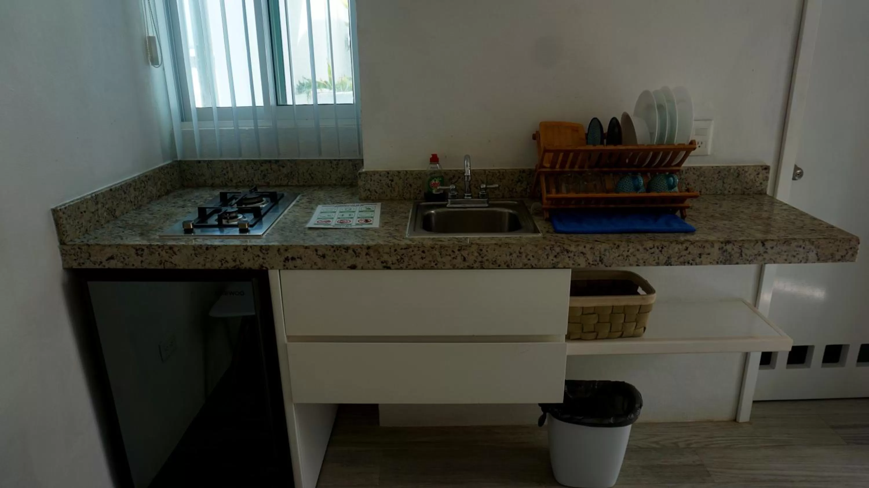 Kitchen or kitchenette in Selva y Mar Apart Hotel