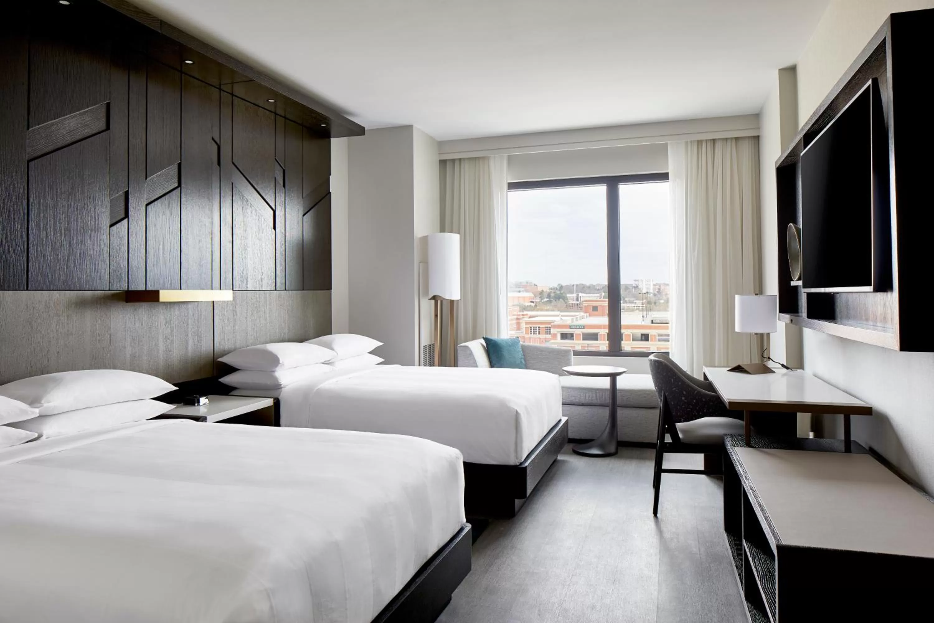 Photo of the whole room, Bed in UNC Charlotte Marriott Hotel & Conference Center