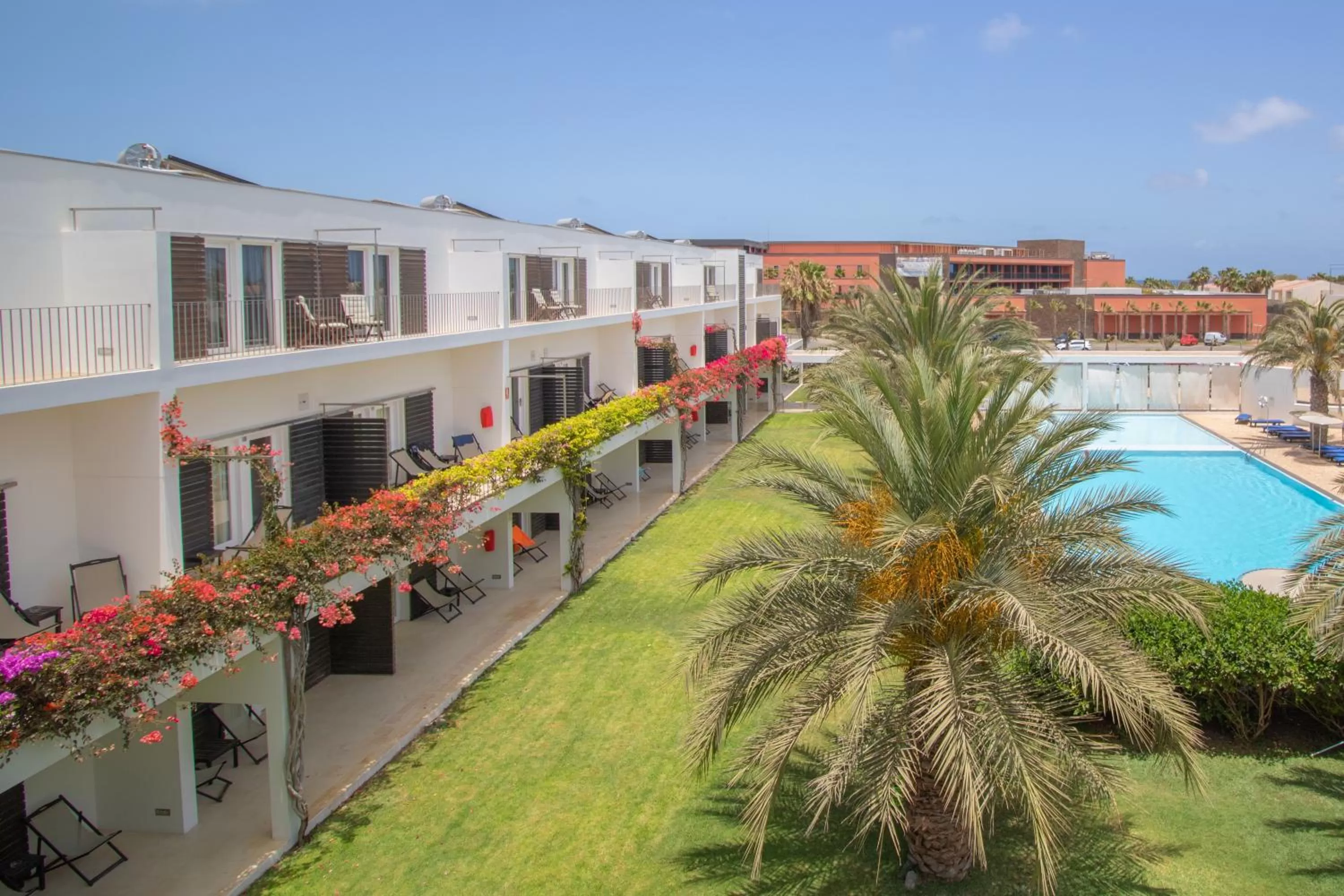 Inner courtyard view in Hotel Dunas de Sal