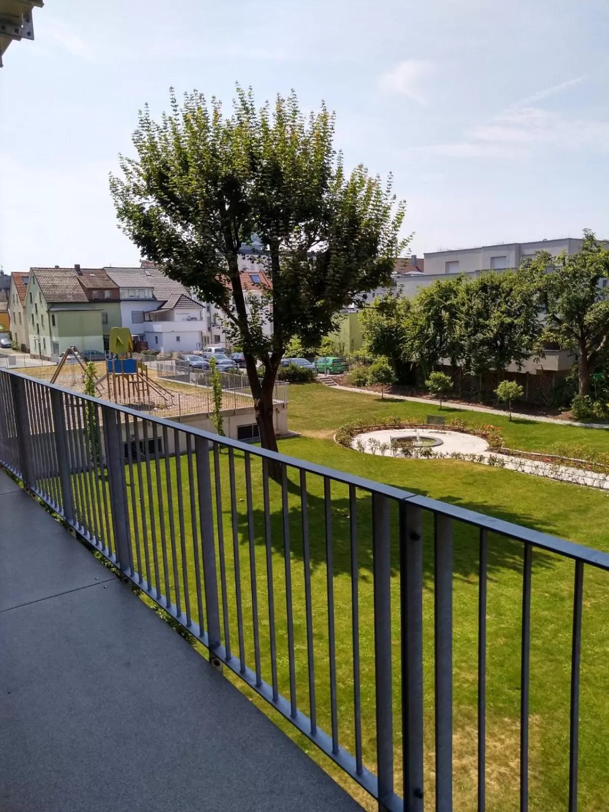 Garden view in New Age Boardinghouse