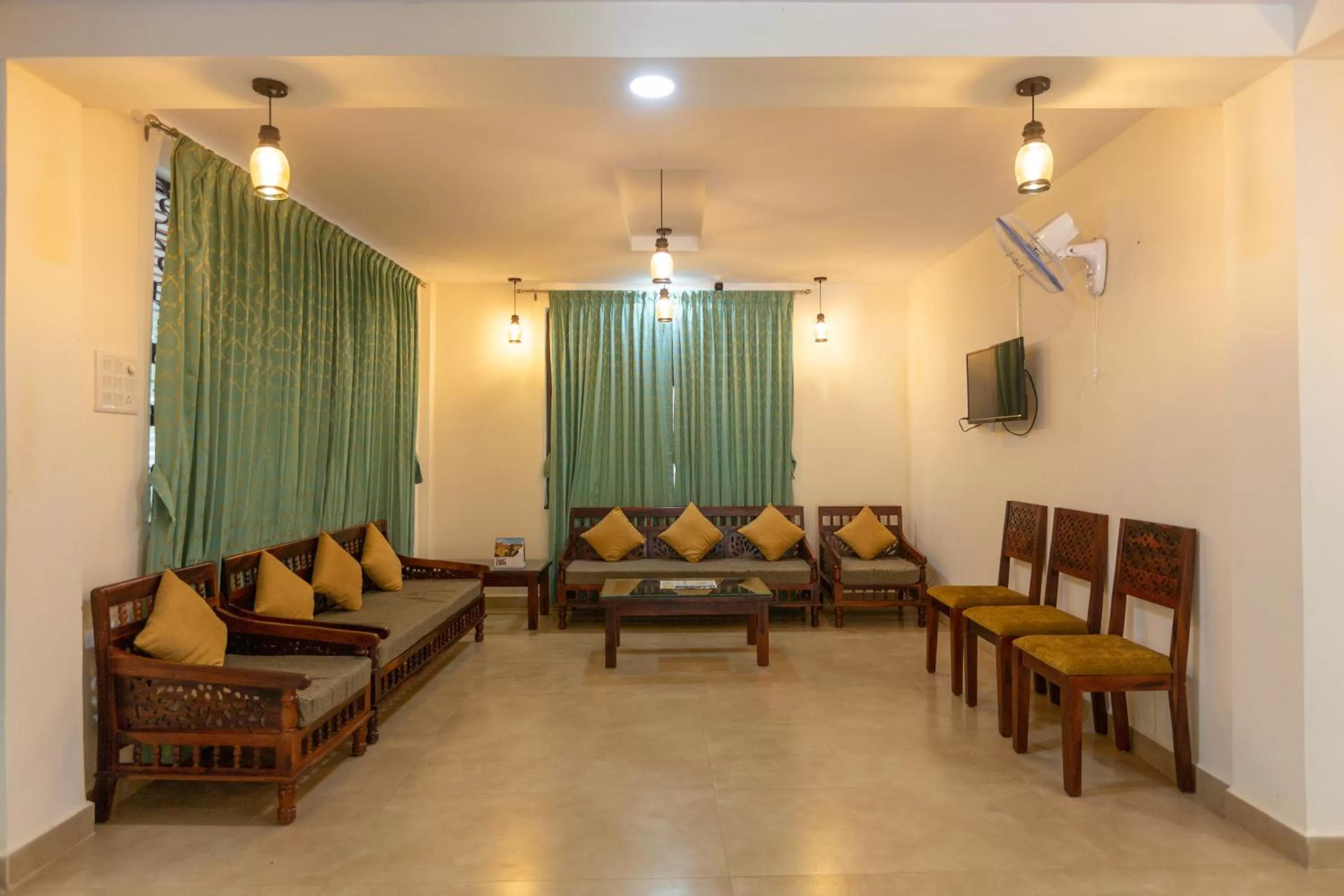 Seating Area in KSTDC Hotel Mayura Adilshahi Bijapur