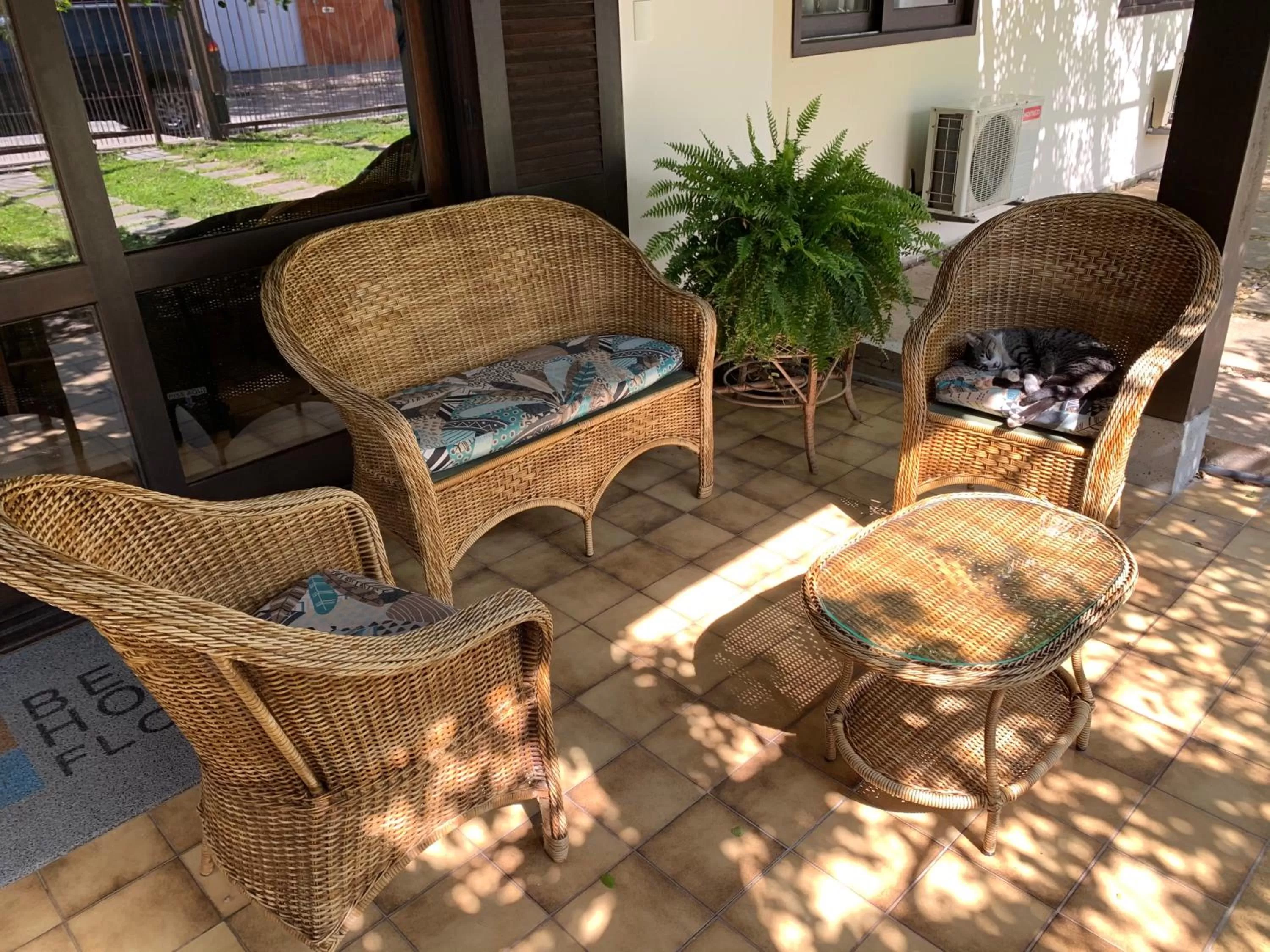 Seating Area in Beach House Floripa