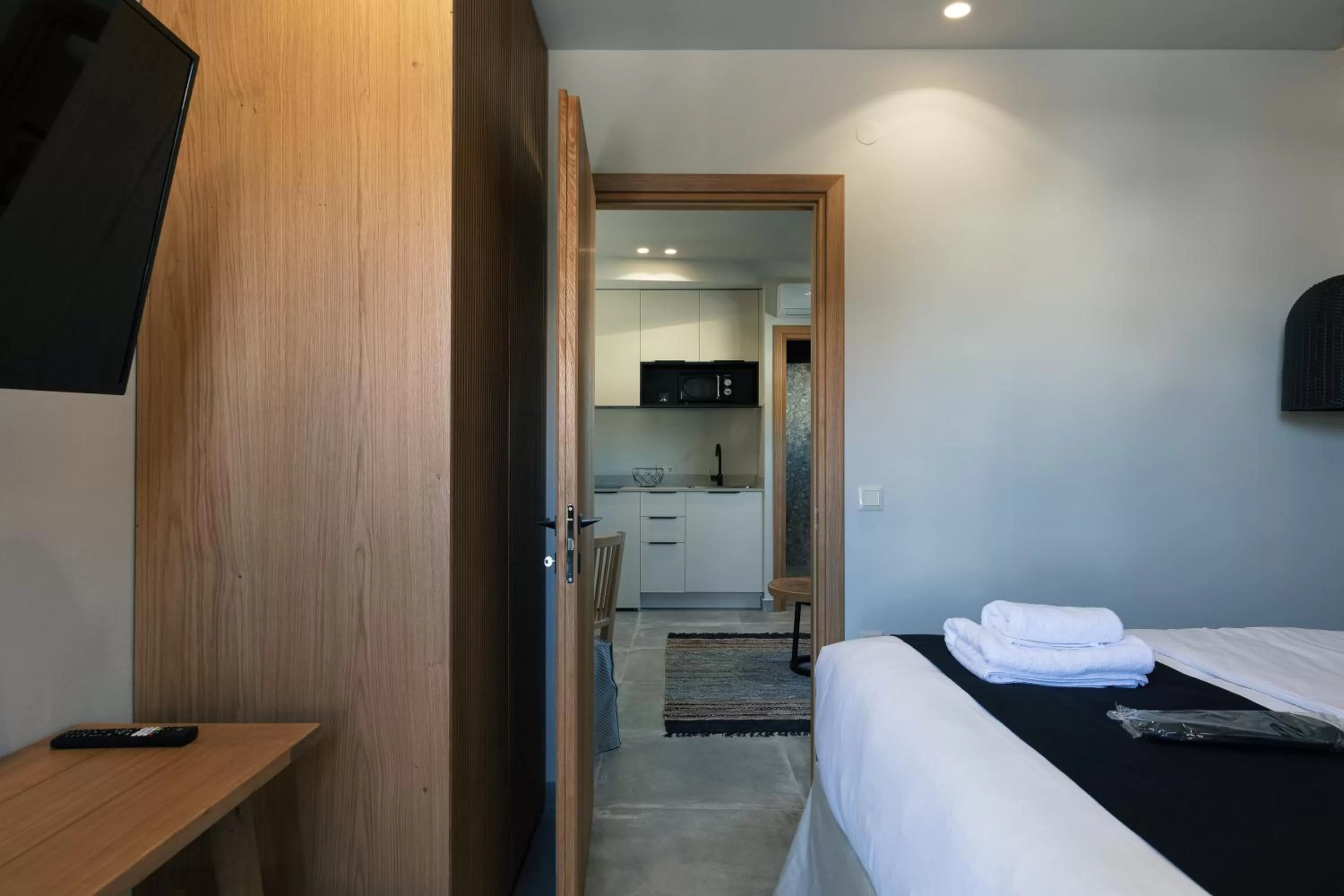 Photo of the whole room, Bed in Chapter 02 Gallery Suites