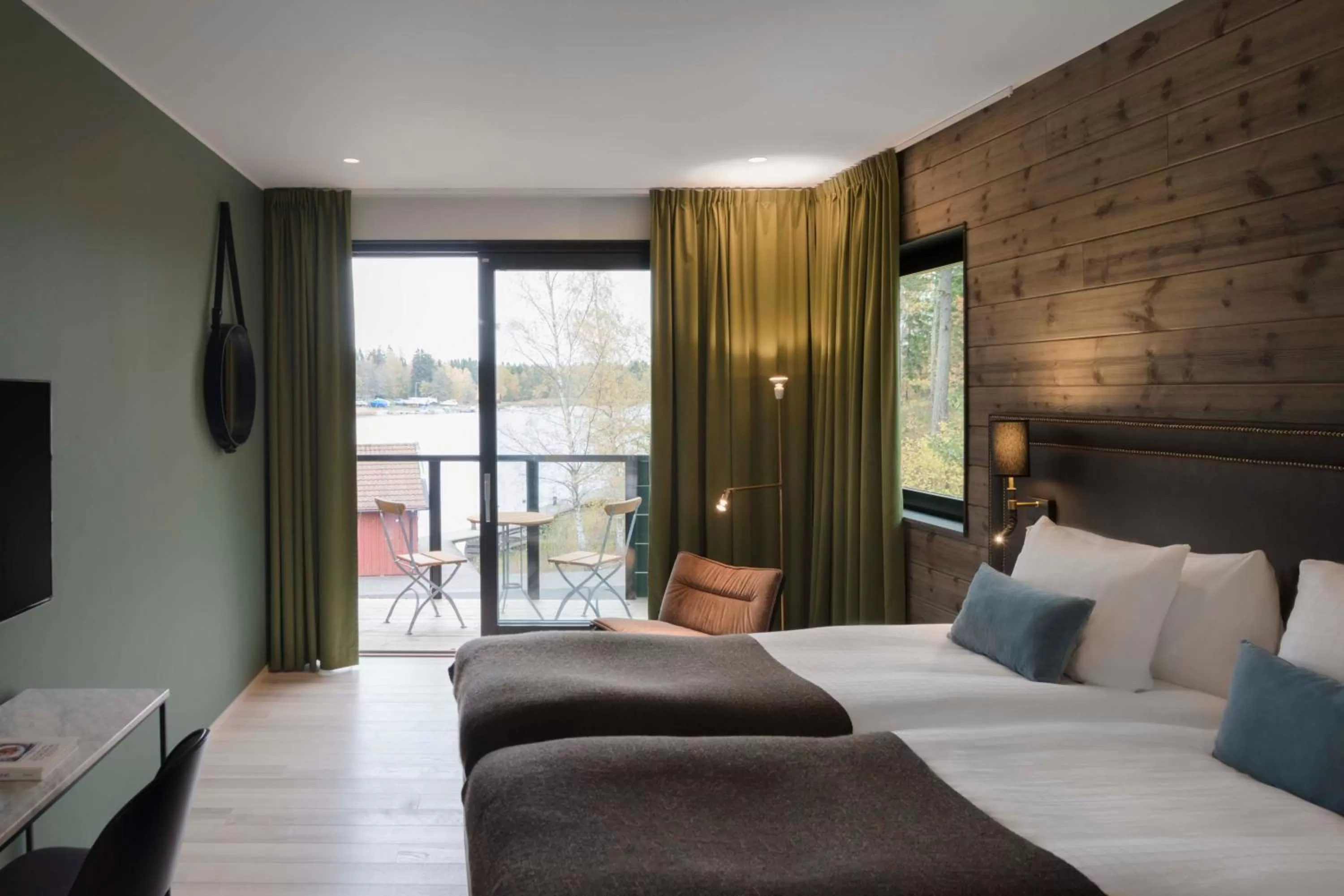 Photo of the whole room, Bed in Marholmen